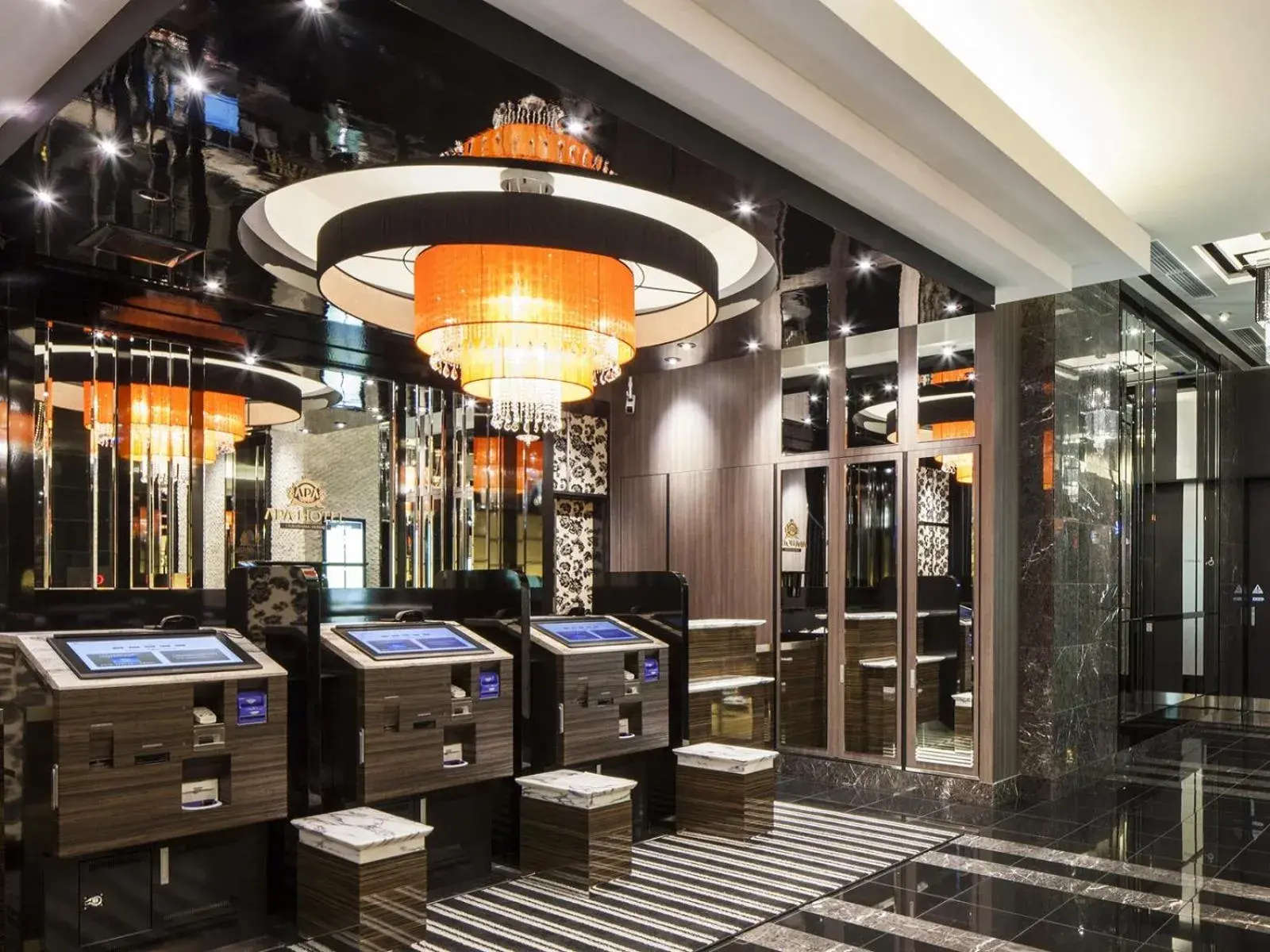 Lobby or reception in APA Hotel Fukushima Ekimae Lobby or reception in APA Hotel Fukushima Ekimae