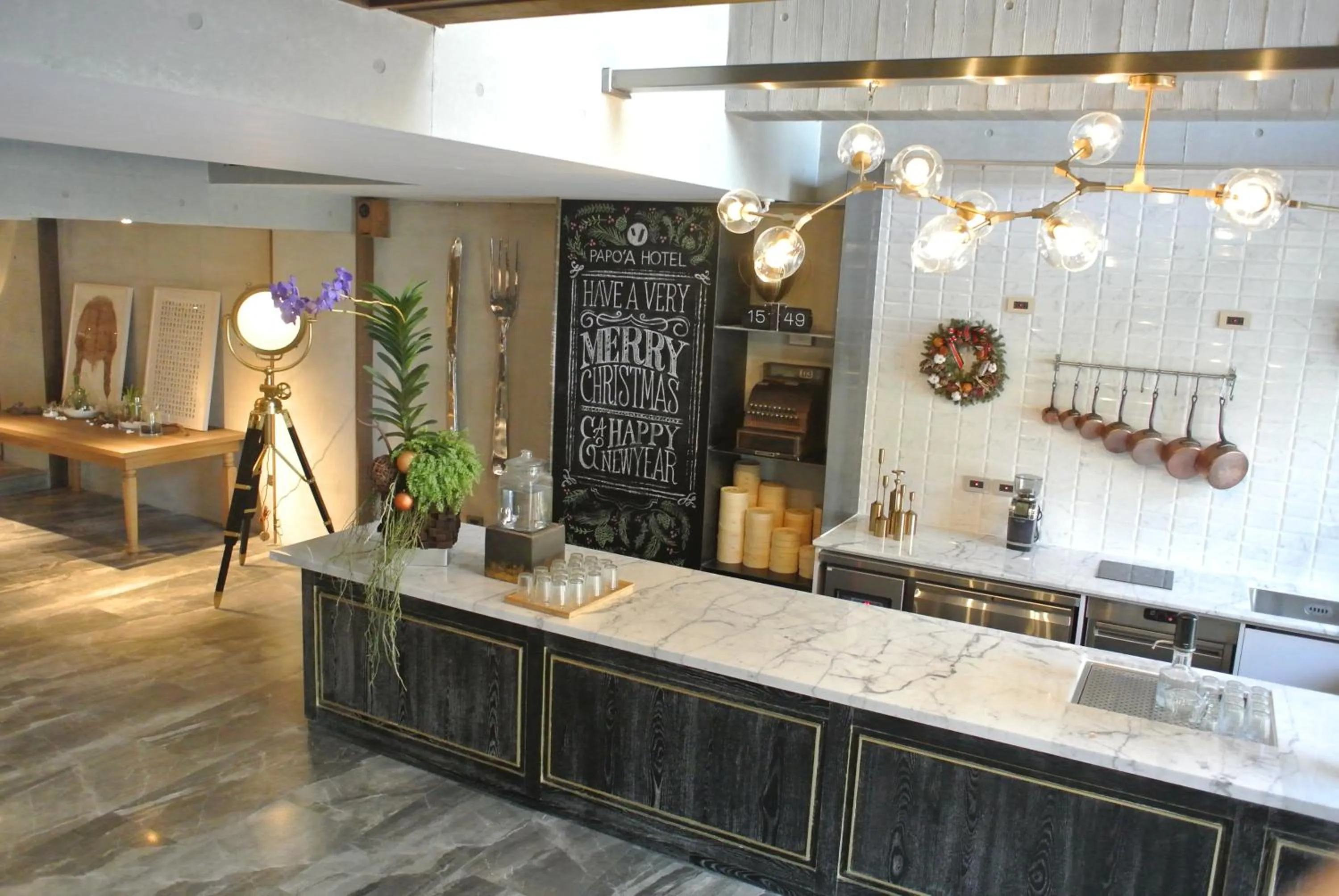 Lobby or reception in PAPO'A Hotel