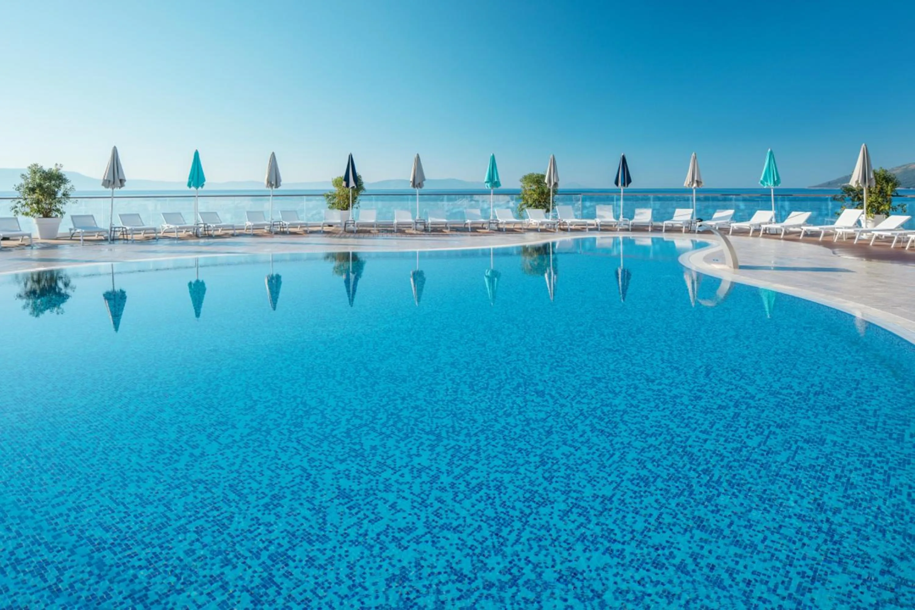 Swimming pool in Valamar Bellevue Resort