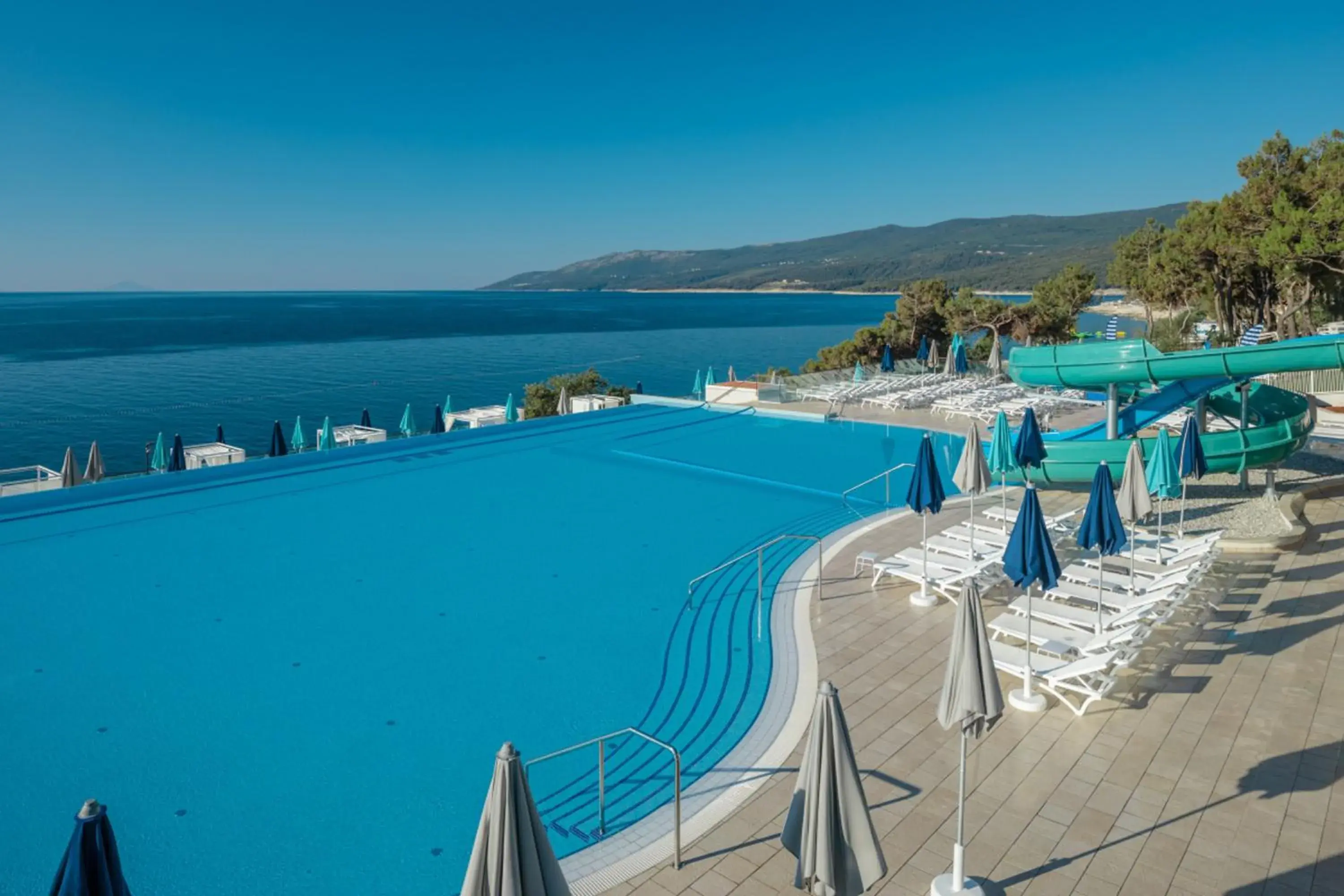 Swimming pool in Valamar Bellevue Resort Swimming pool in Valamar Bellevue Resort