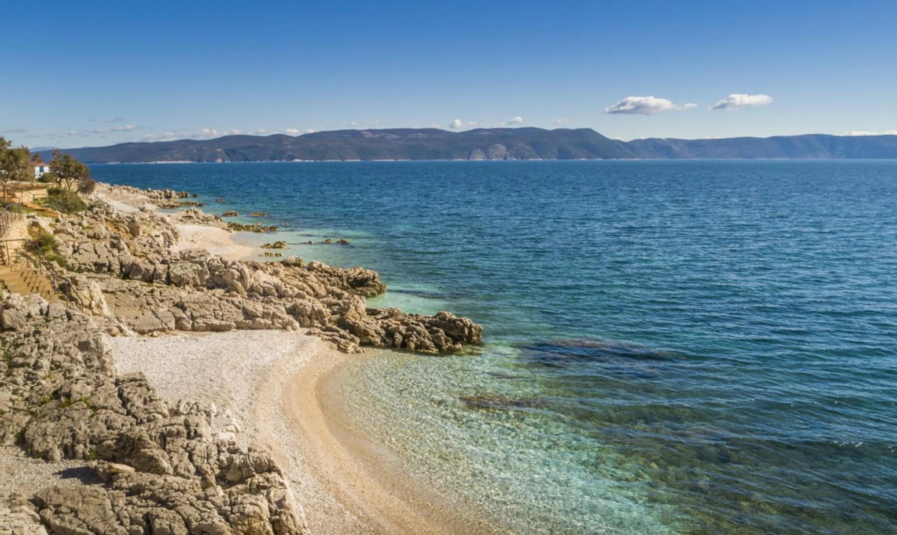 Beach in Valamar Bellevue Resort