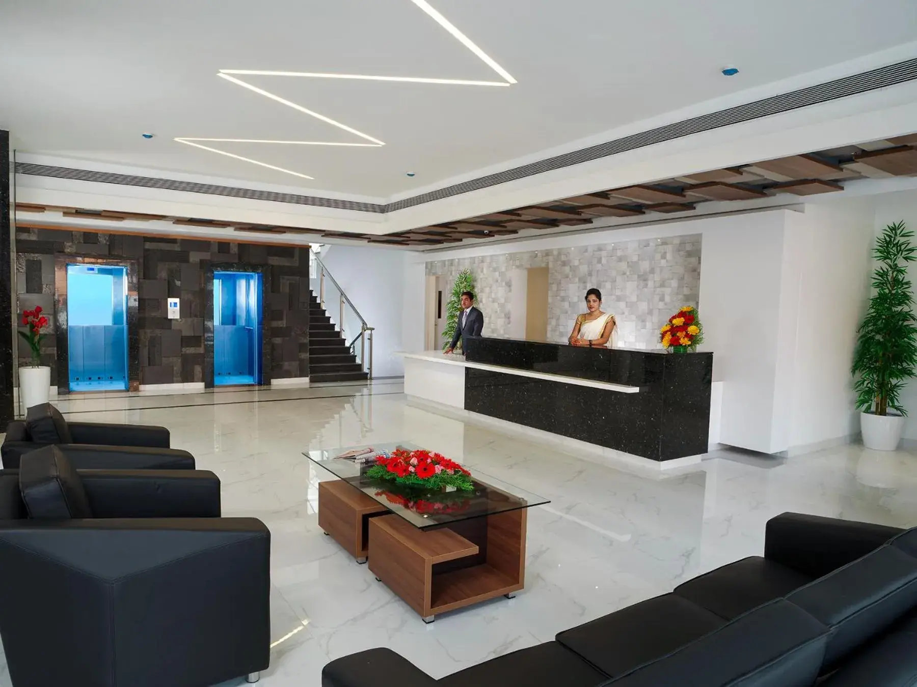 Lobby or reception in The Central Residency Lobby or reception in The Central Residency