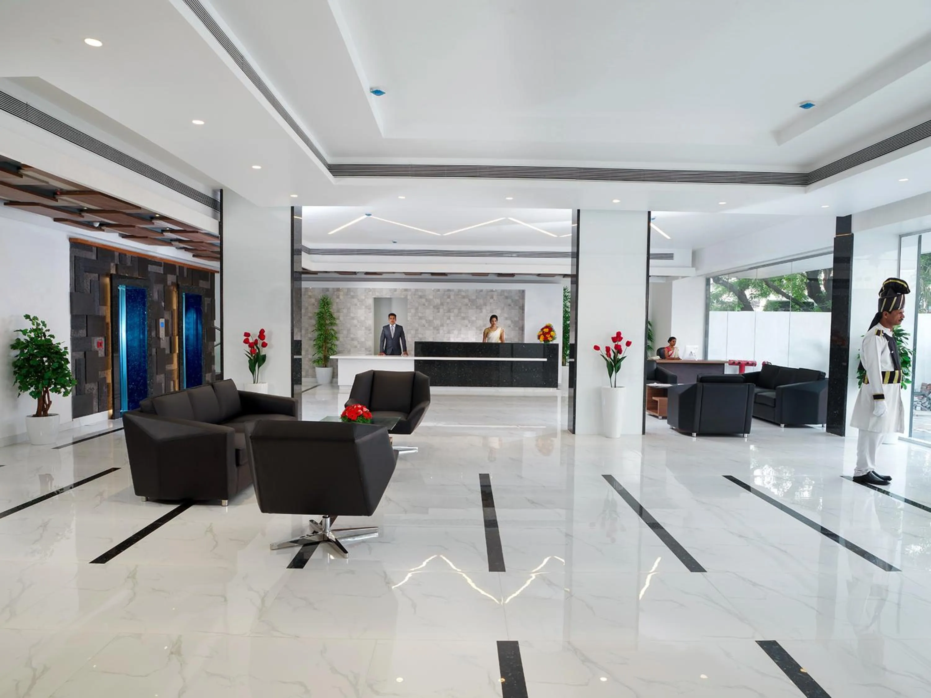Lobby or reception in The Central Residency