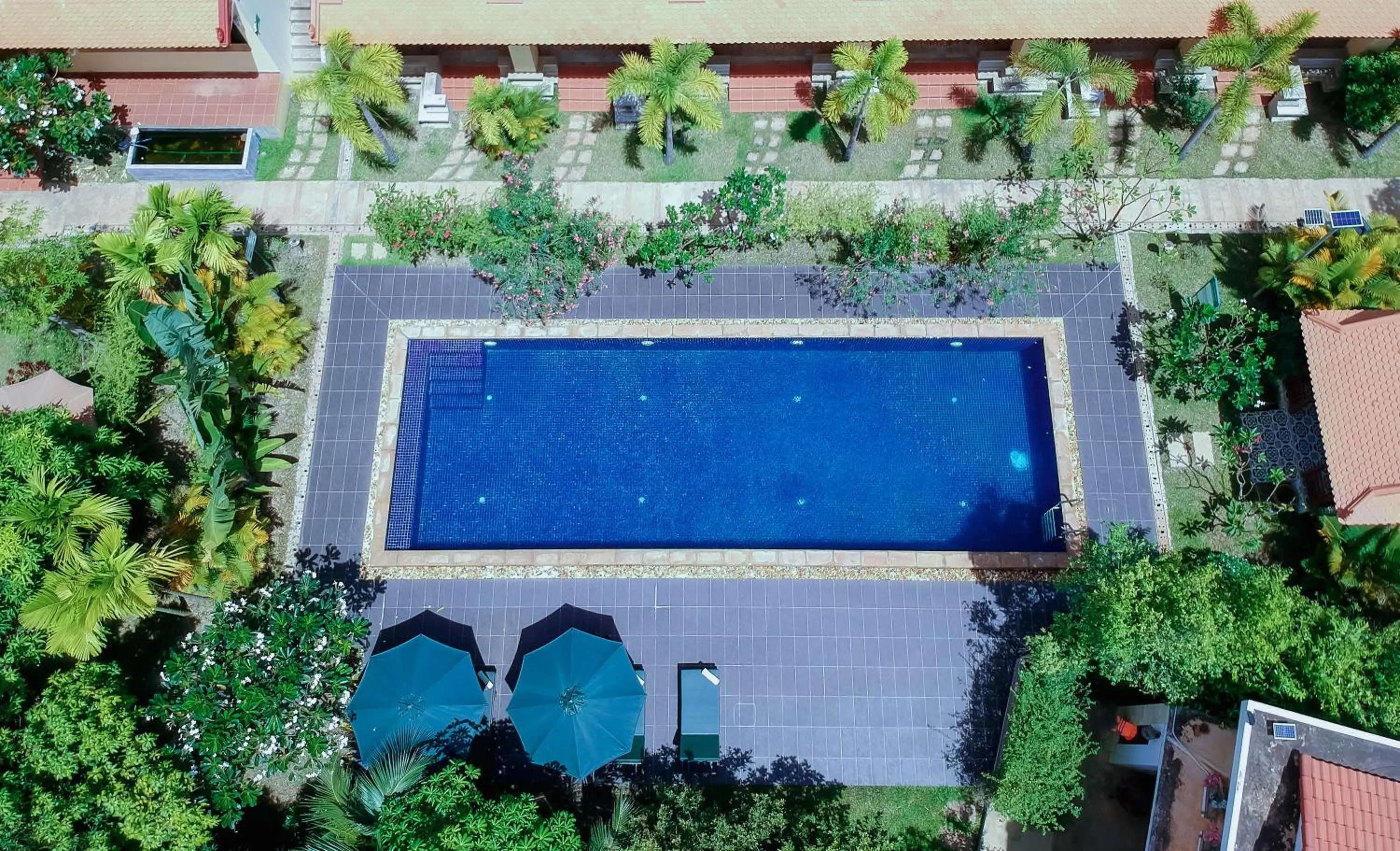 Pool view in Savada Angkor Boutique Hotel