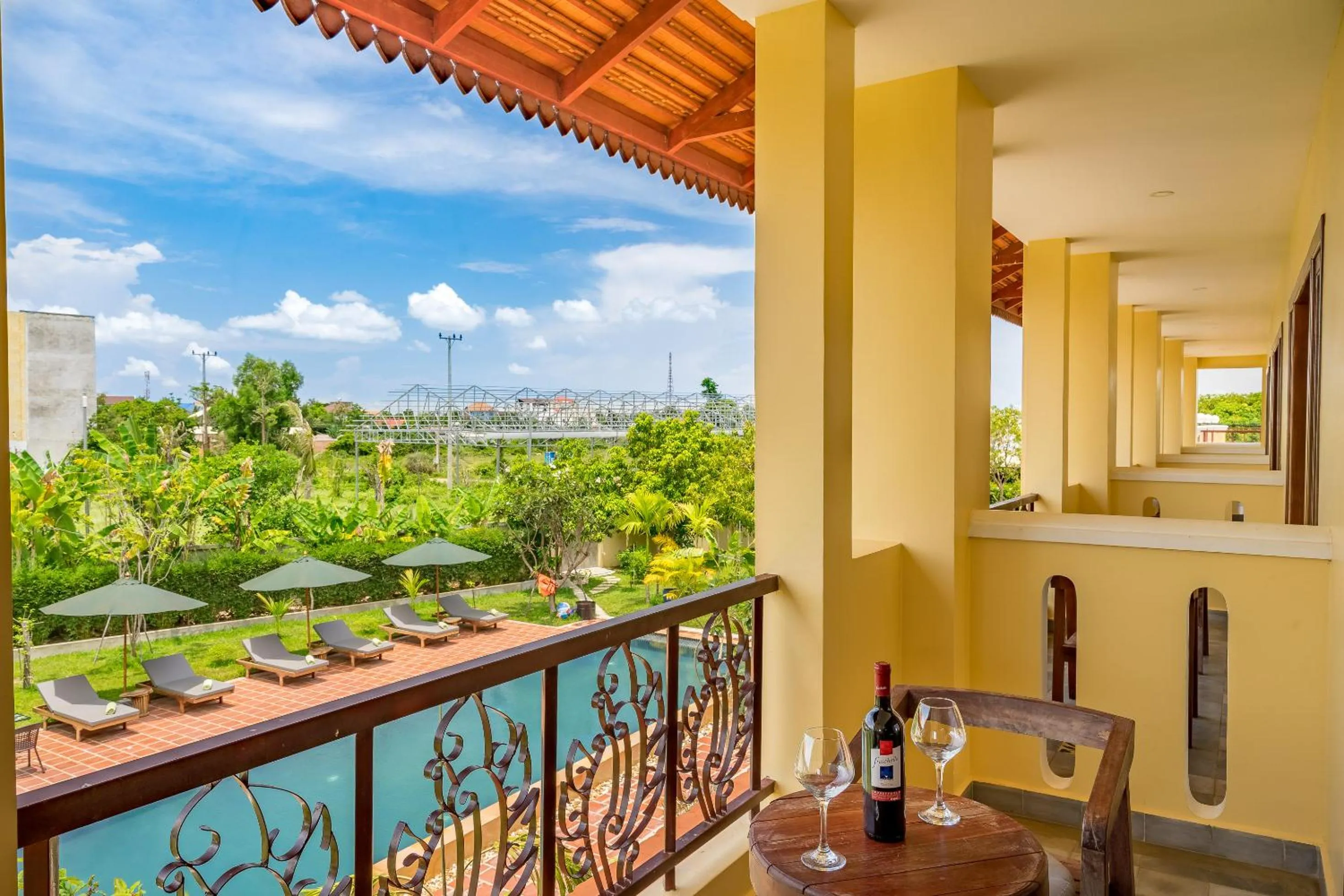 Garden view in Savada Angkor Boutique Hotel