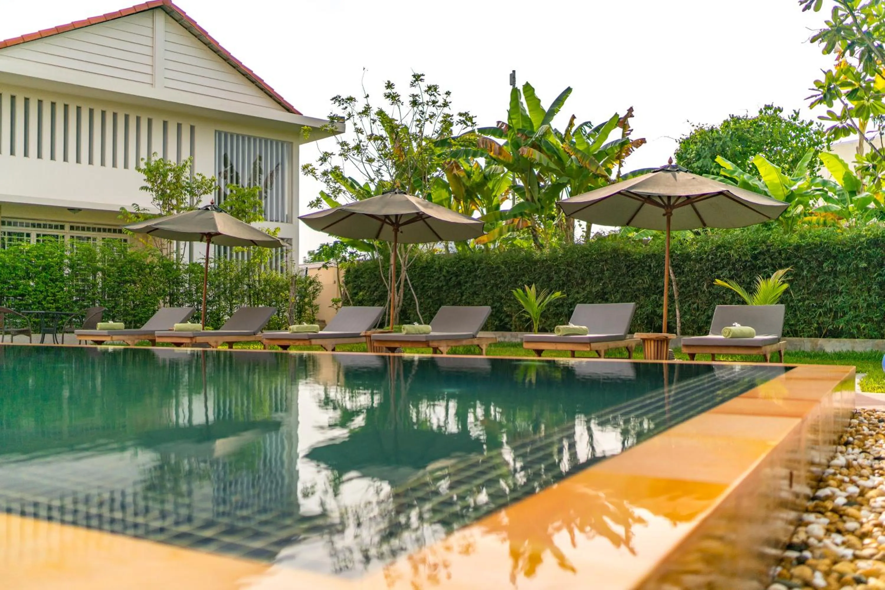 Pool view in Savada Angkor Boutique Hotel