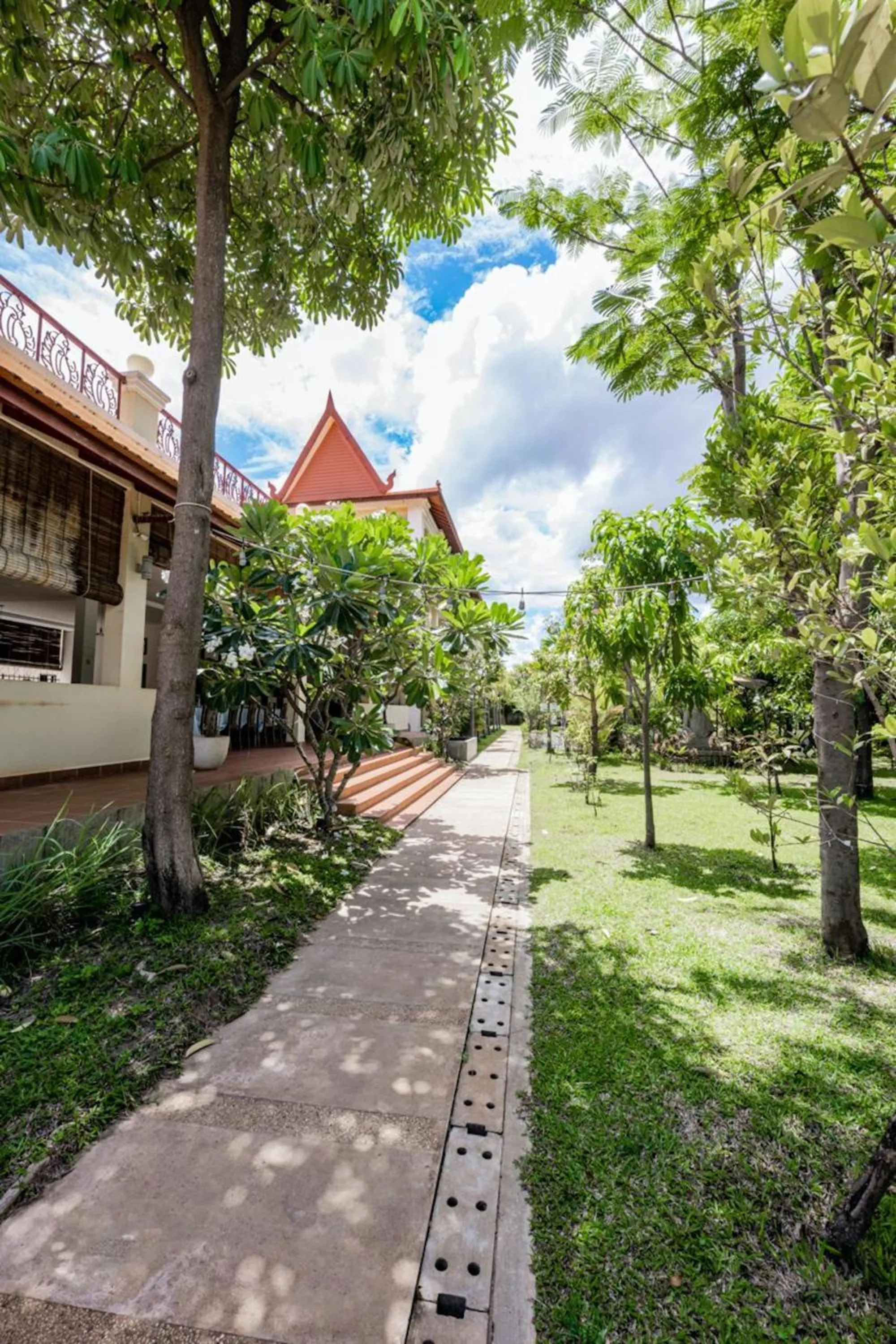 Garden view in Savada Angkor Boutique Hotel