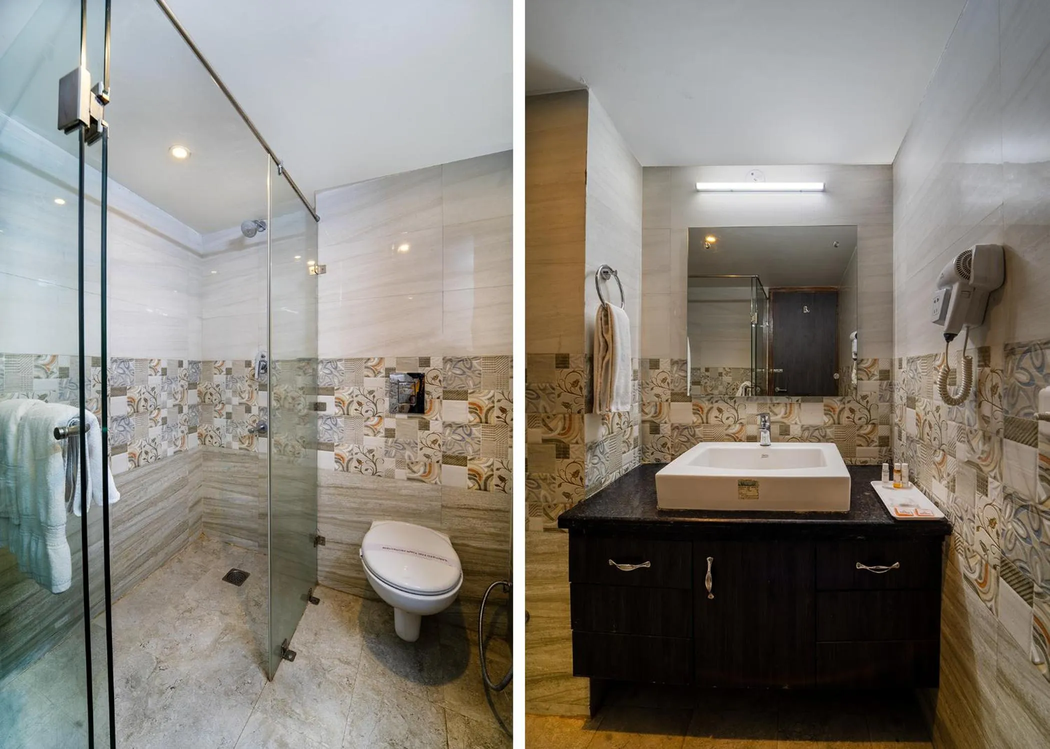 Bathroom in Rama Trident, Katra