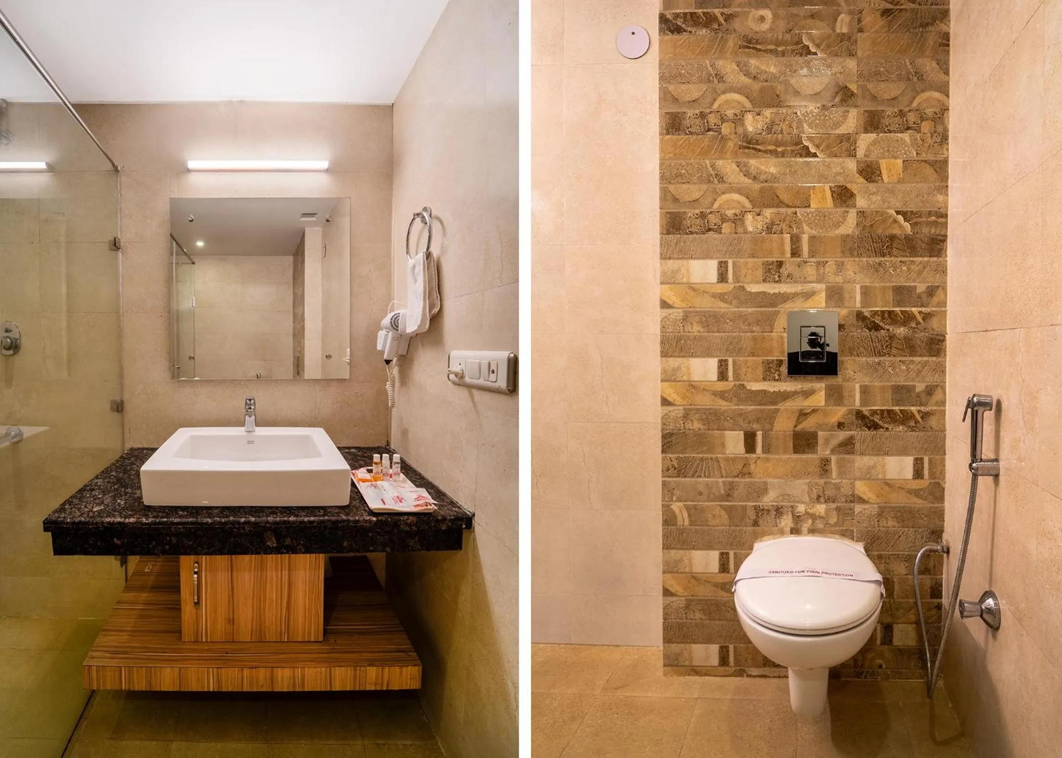 Bathroom in Rama Trident, Katra