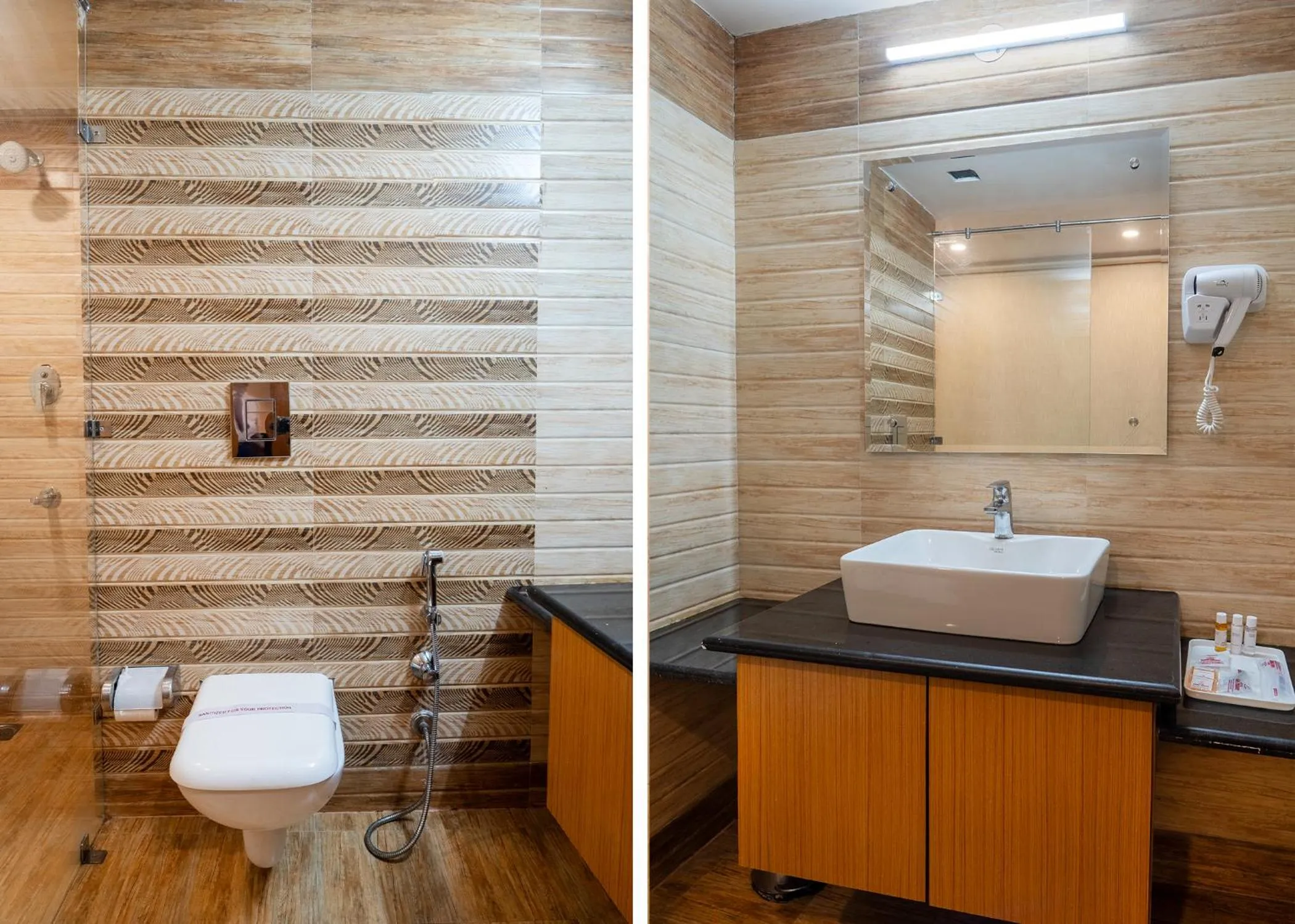 Bathroom in Rama Trident, Katra