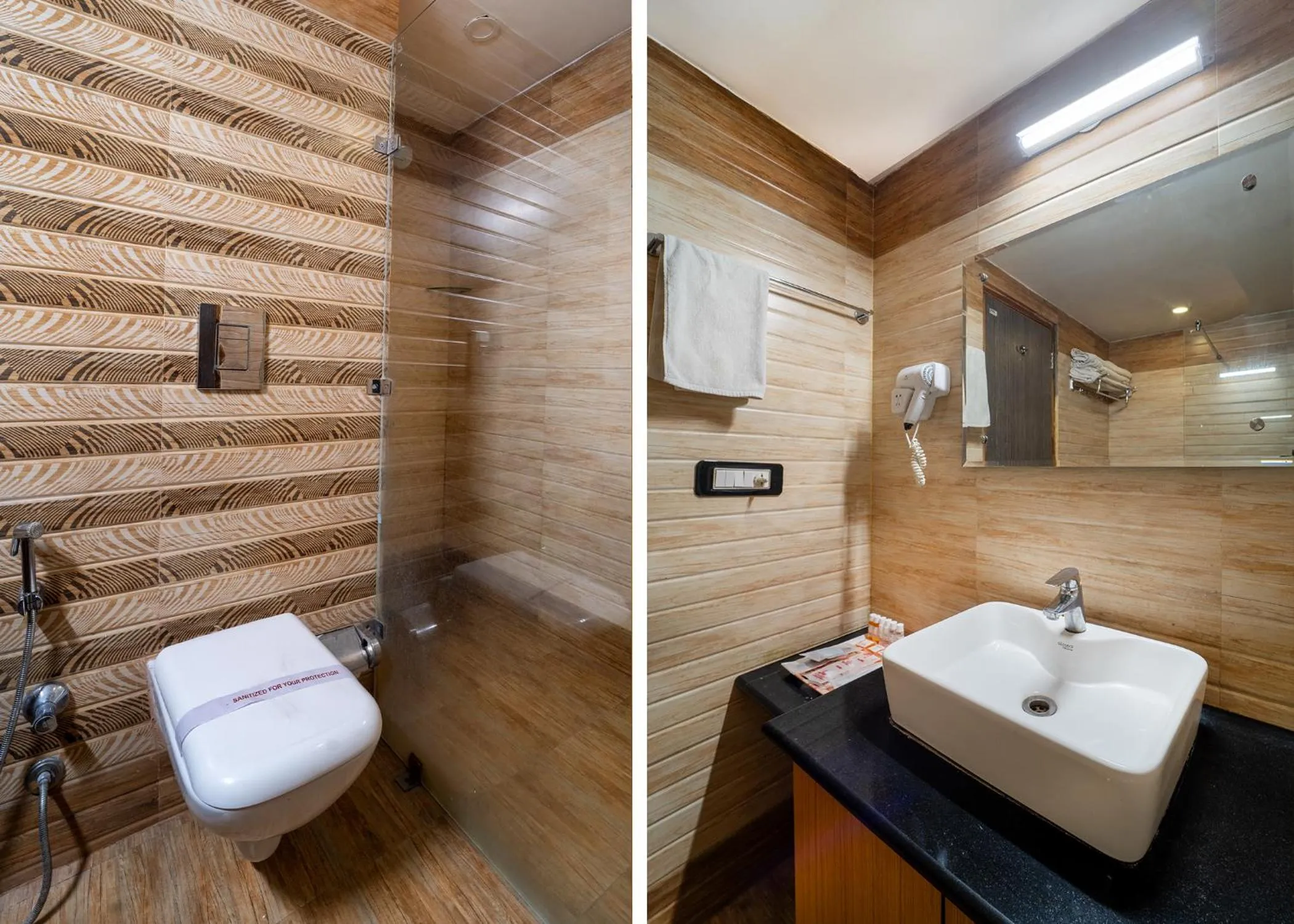 Bathroom in Rama Trident, Katra