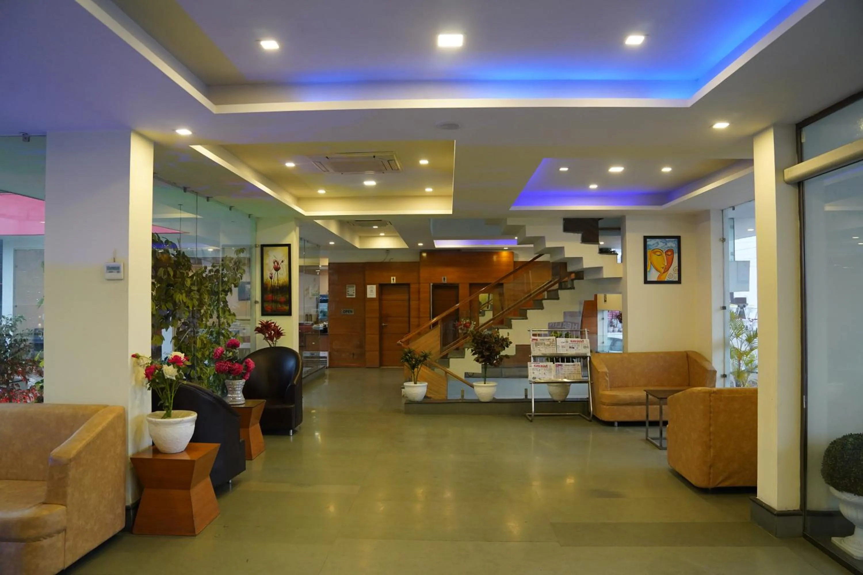 Lobby or reception in Rama Trident, Katra