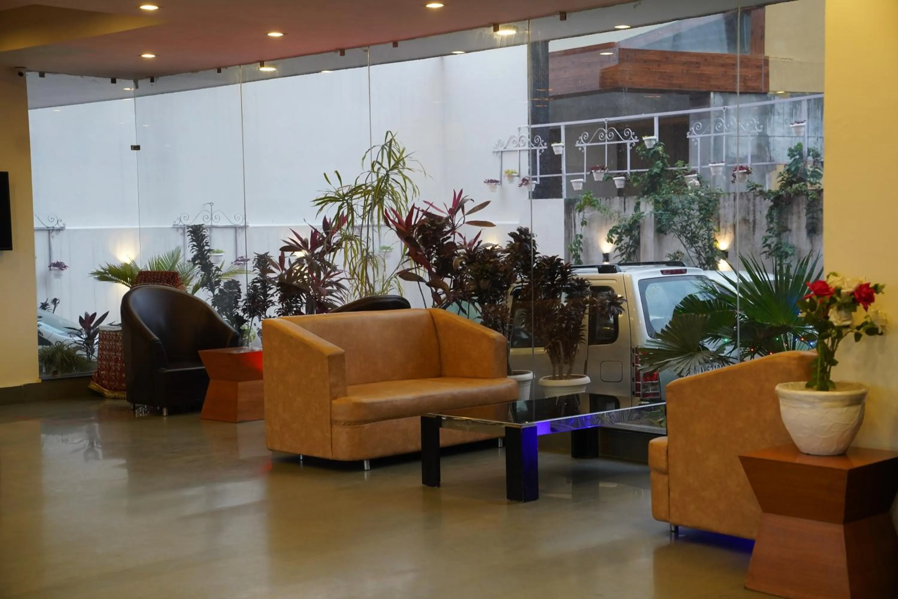 Lobby or reception in Rama Trident, Katra