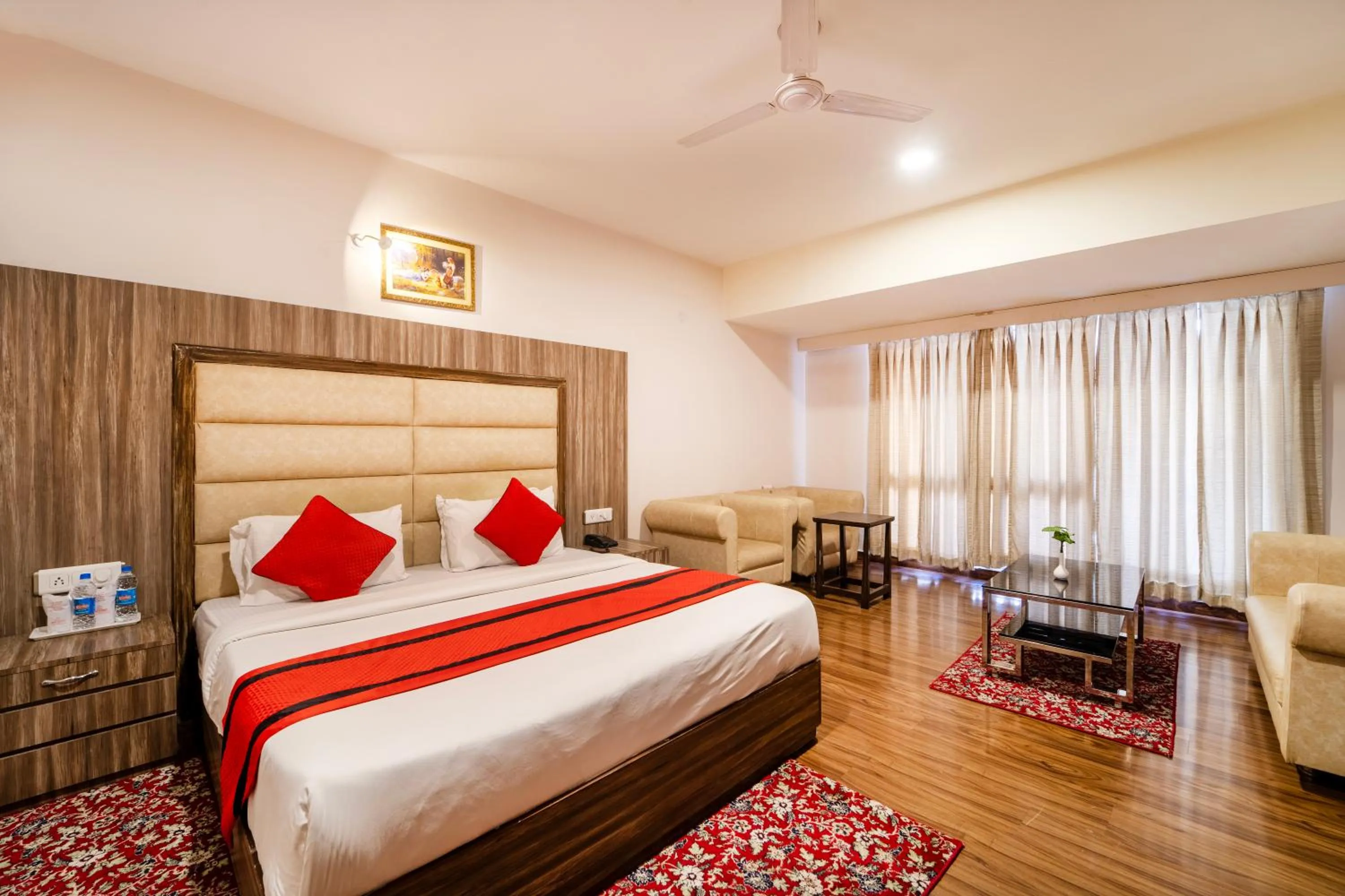 Photo of the whole room, Bed in Rama Trident, Katra