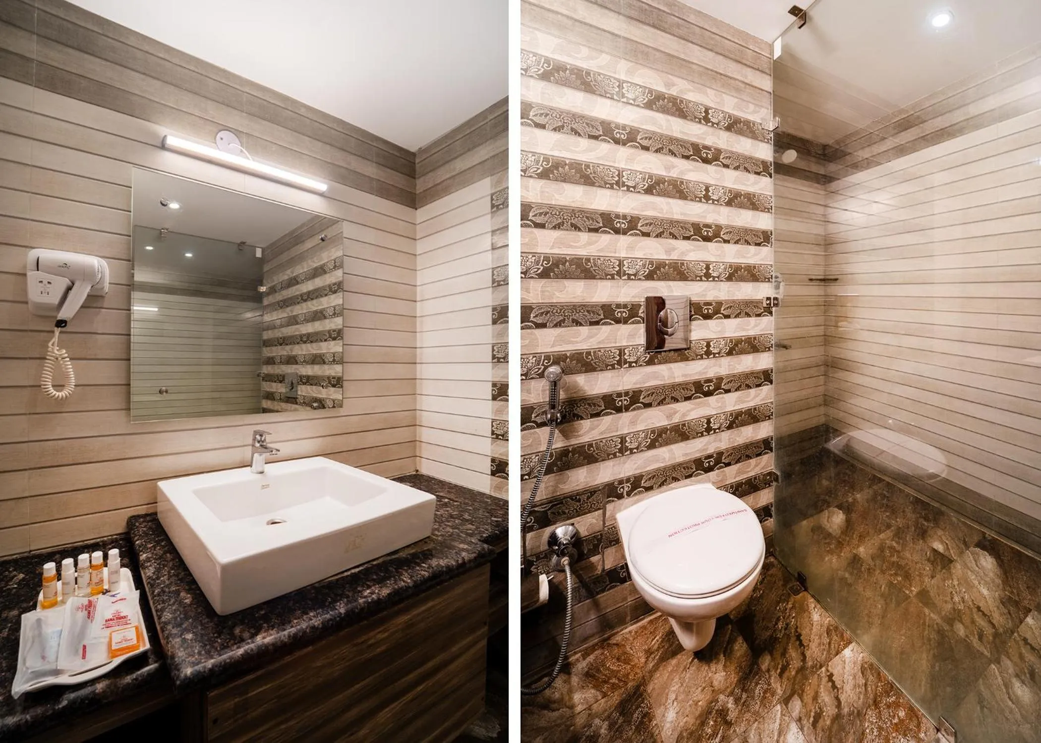 Bathroom in Rama Trident, Katra