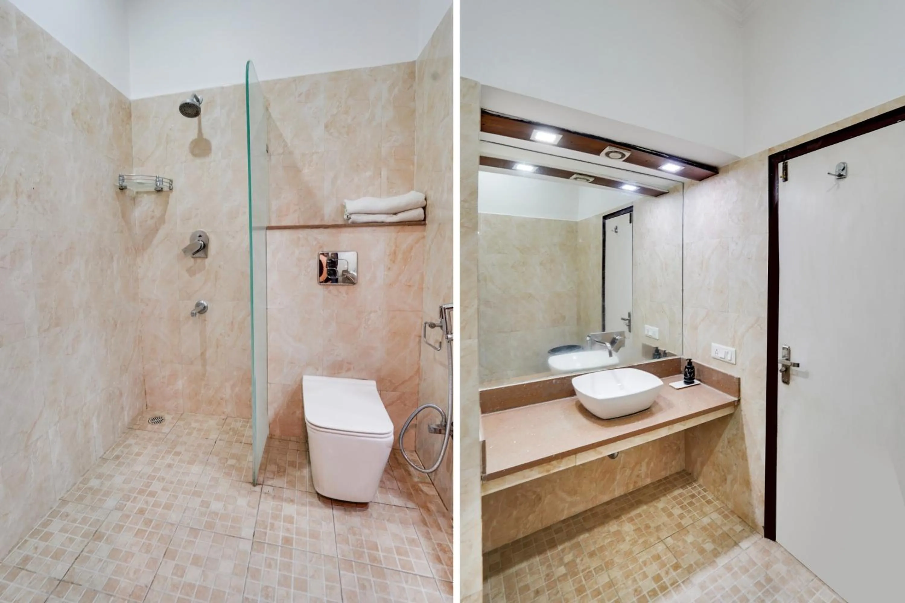 Bathroom in Super Townhouse Oak Silver City Chowk Formerly HW Residency