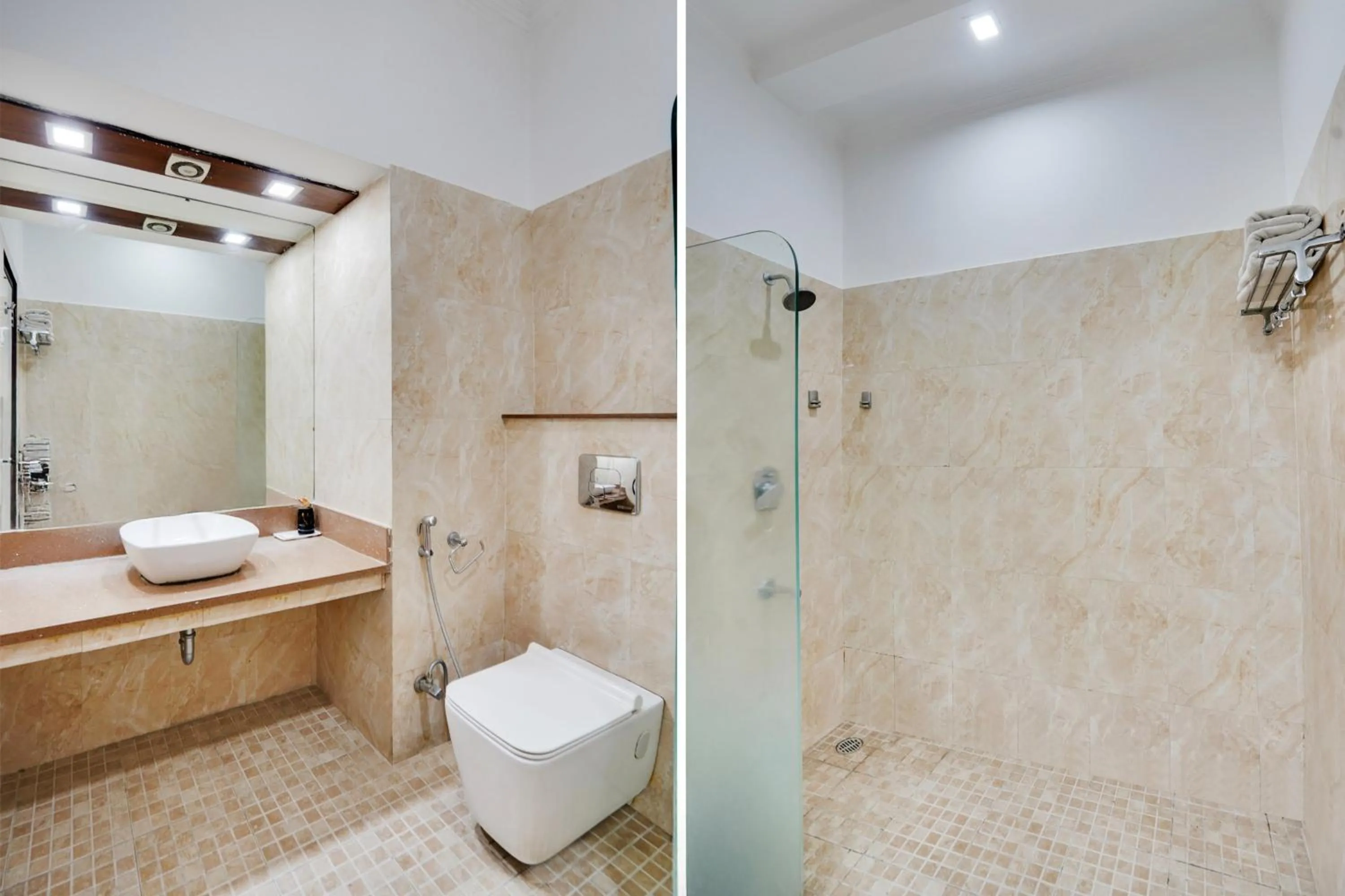 Bathroom in Super Townhouse Oak Silver City Chowk Formerly HW Residency