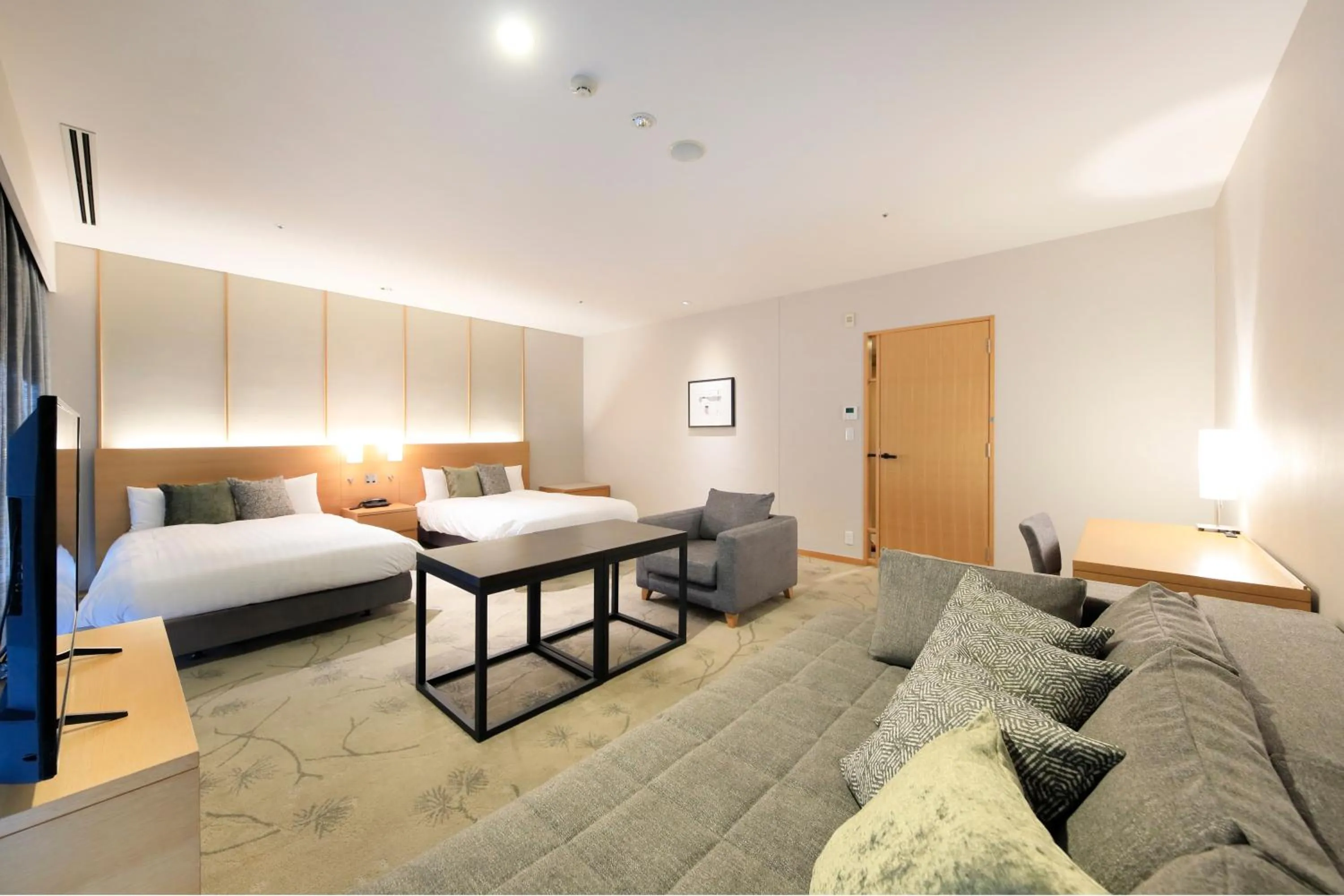 Photo of the whole room, Bed in Hakone Hisui