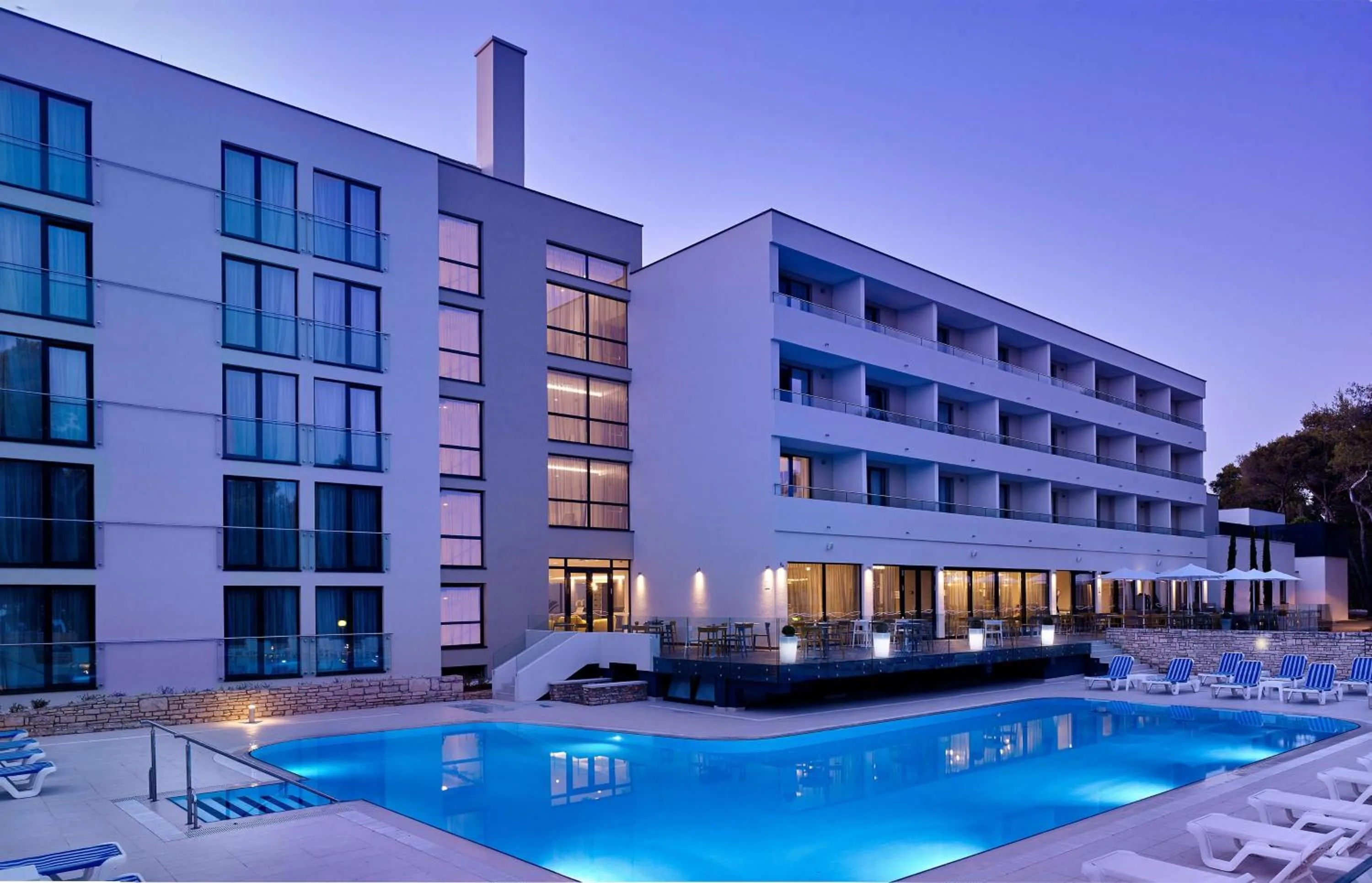 Pool view in Park Plaza Arena Pula