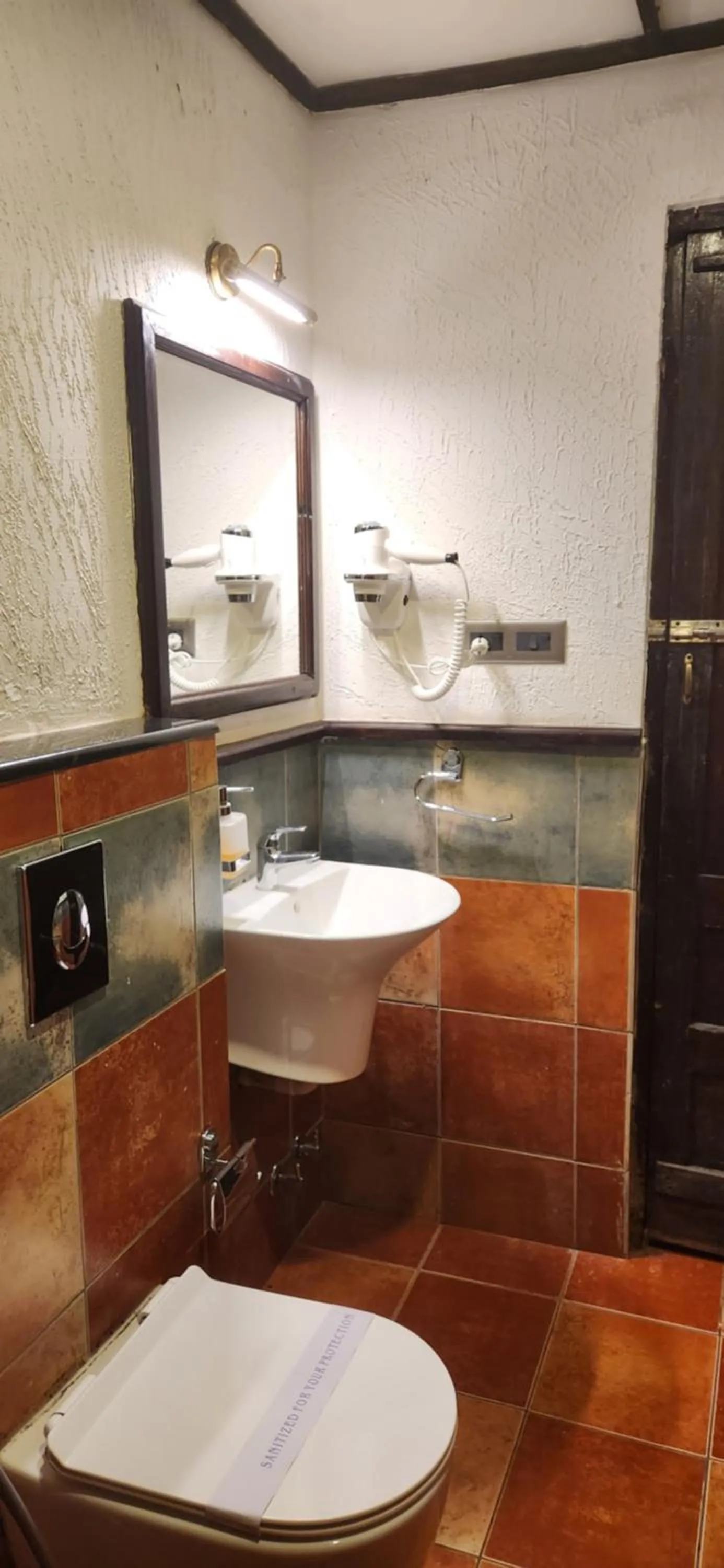 Bathroom in Kumarakom Tharavadu - A Heritage Hotel, Kumarakom By Perfect Stays