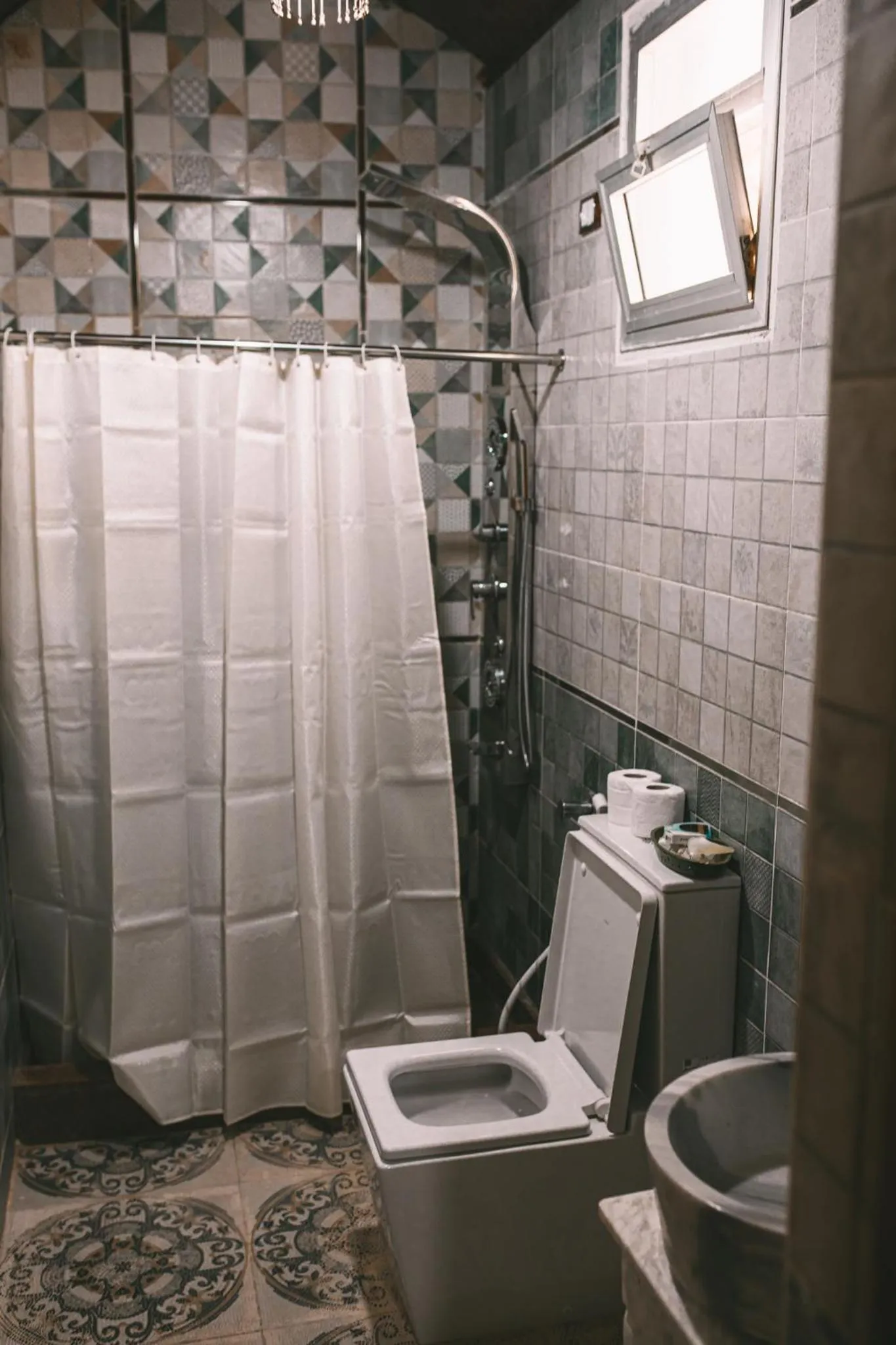 Shower in Tuya Hotel