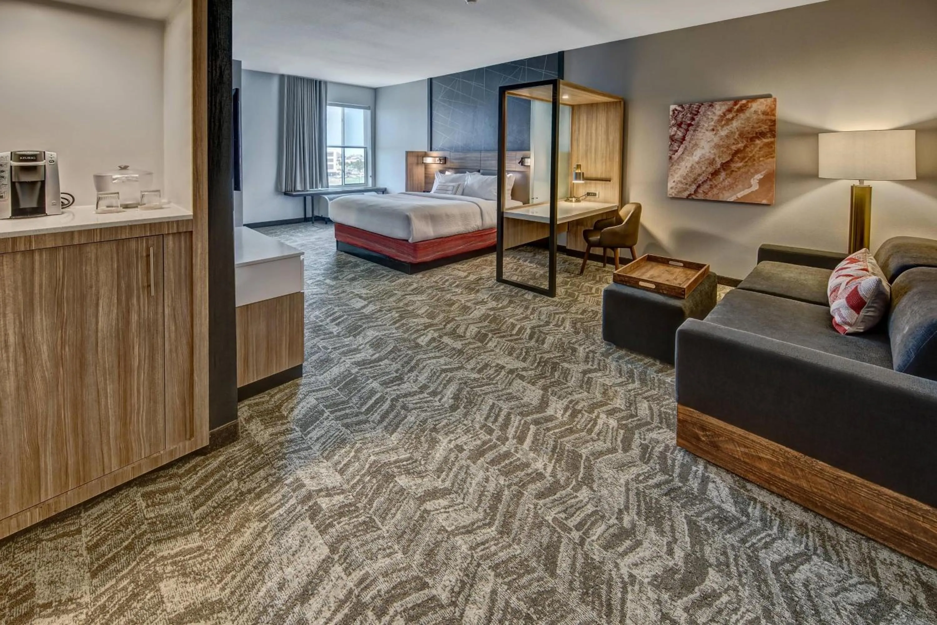 Bedroom, Bed in SpringHill Suites by Marriott Amarillo