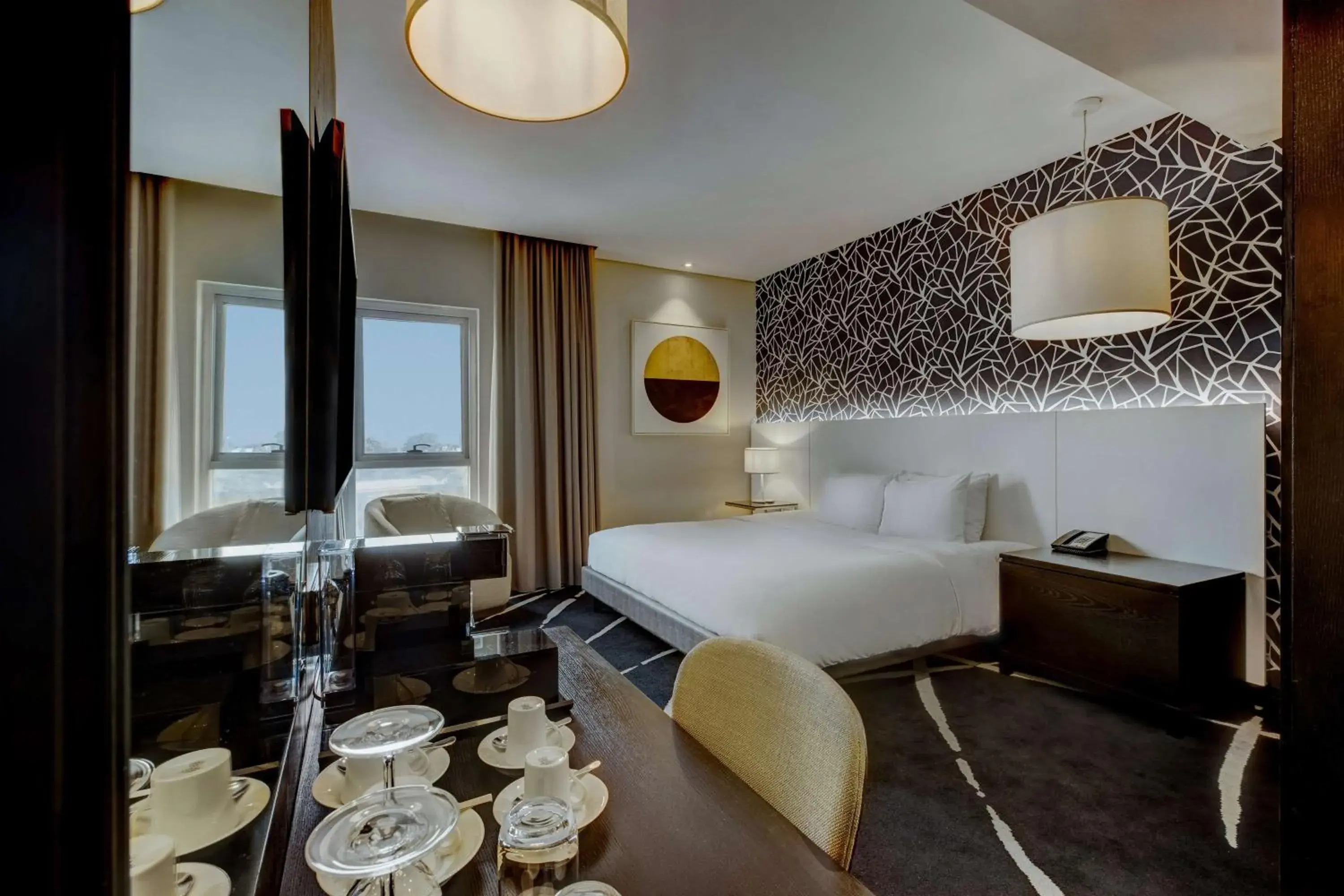 Shower, Bed in Radisson Blu Lagos Ikeja Shower, Bed in Radisson Blu Lagos Ikeja