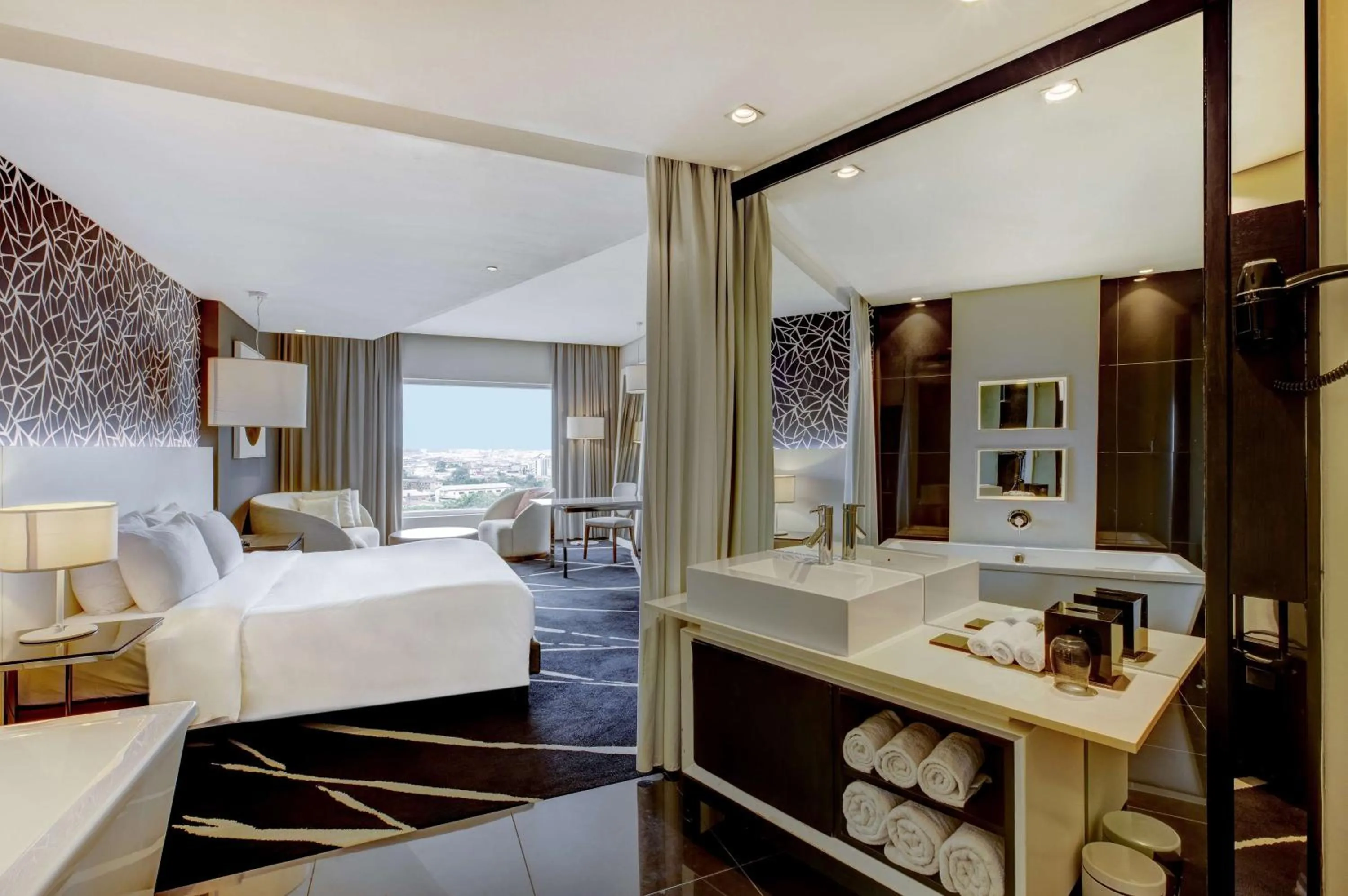 Photo of the whole room, Bed in Radisson Blu Lagos Ikeja