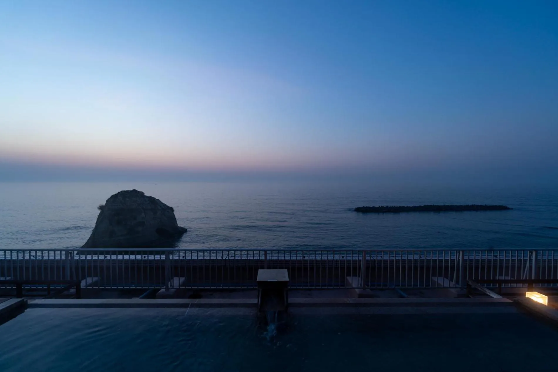 Hot Spring Bath in Isohara Seaside Hotel