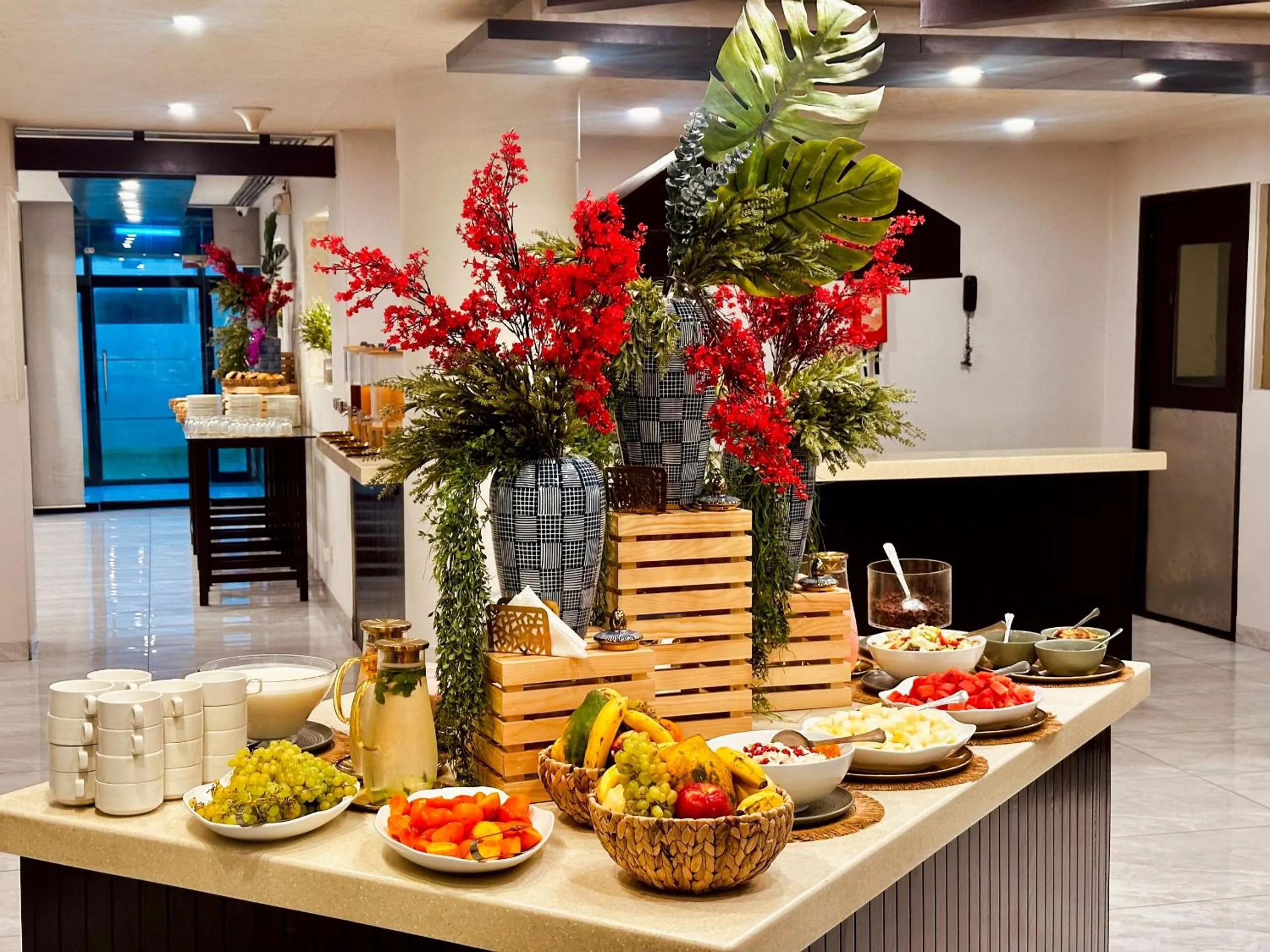 Buffet breakfast in Hotel Margala