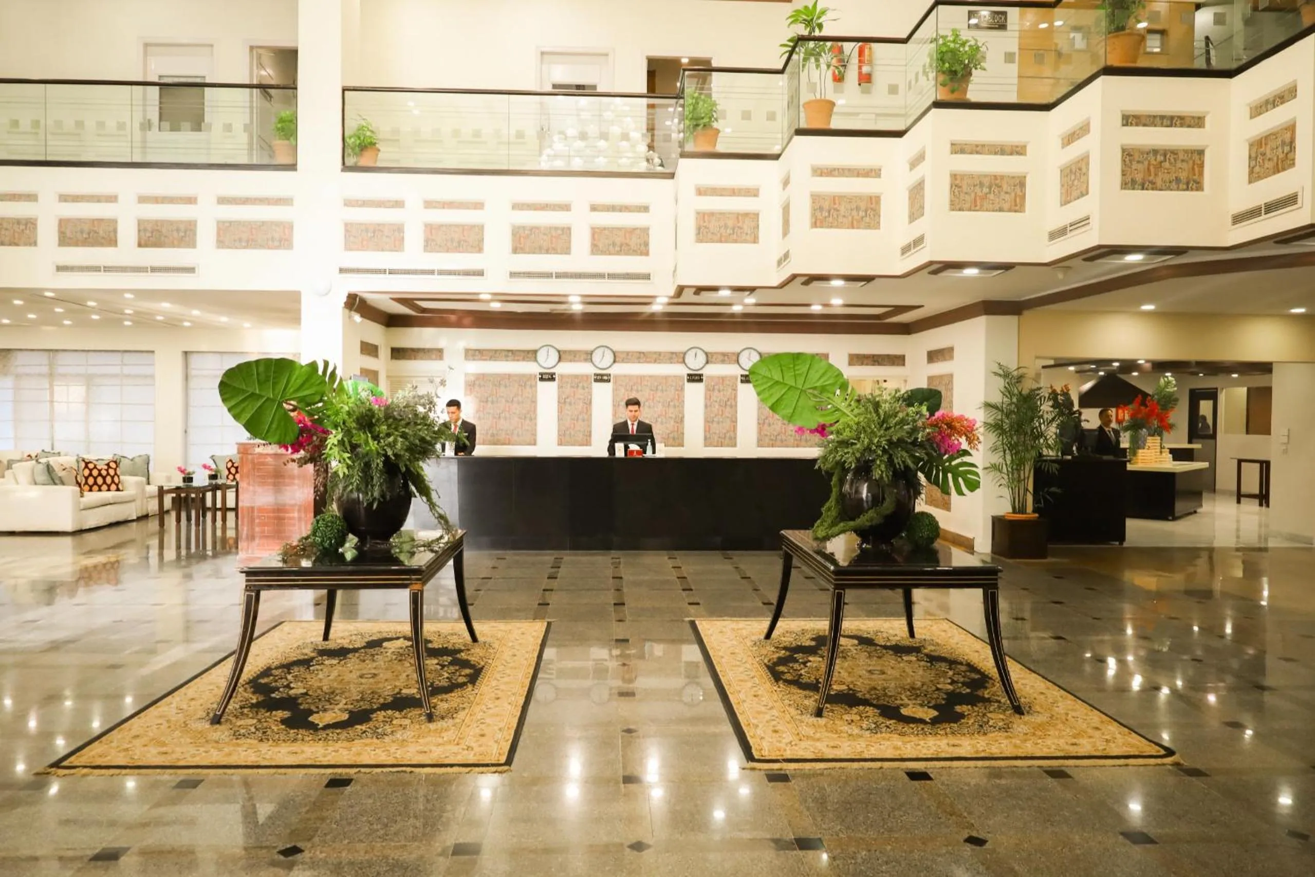 Lobby or reception in Hotel Margala