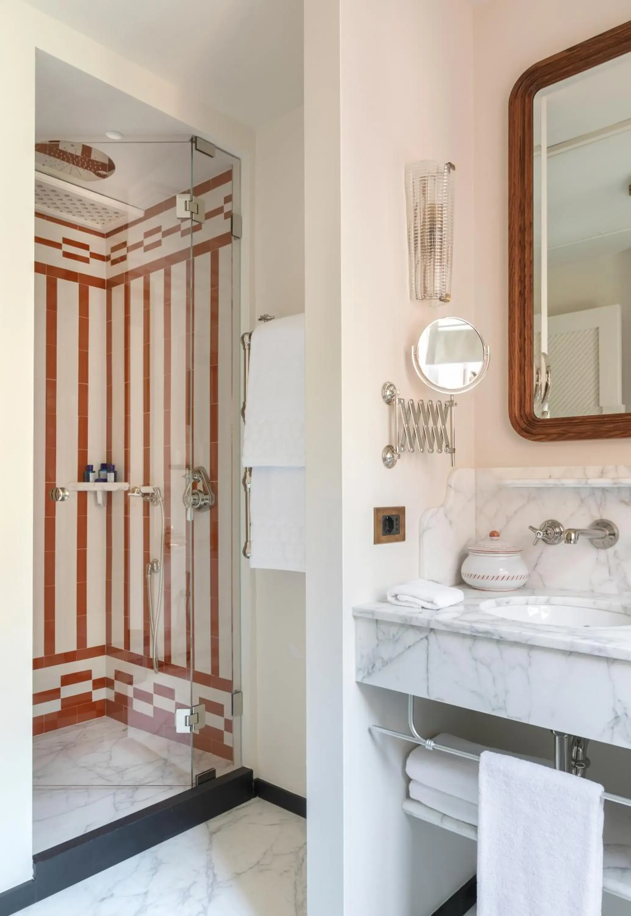 Bathroom in Splendido Mare, A Belmond Hotel, Portofino Bathroom in Splendido Mare, A Belmond Hotel, Portofino