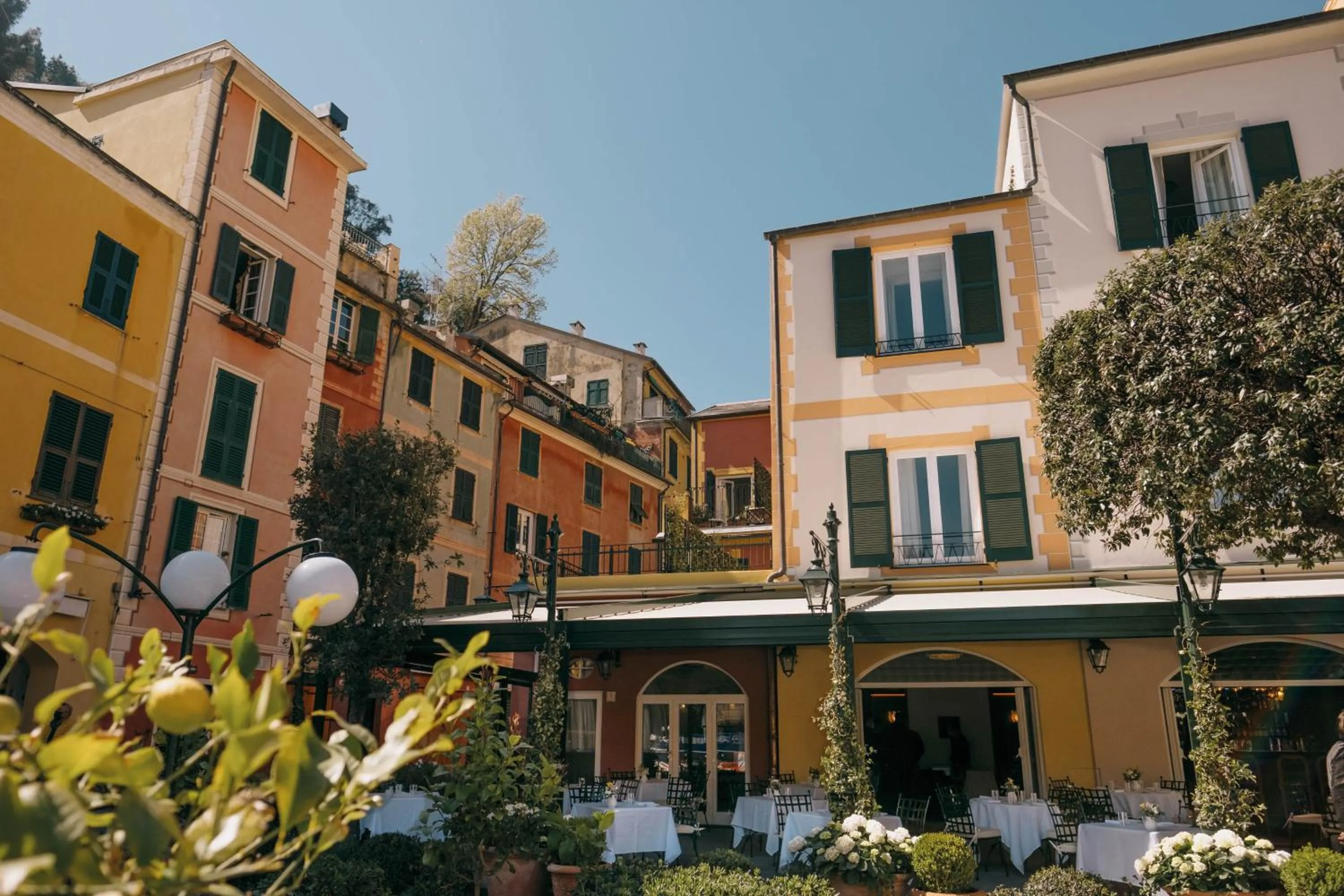 Facade/entrance in Splendido Mare, A Belmond Hotel, Portofino