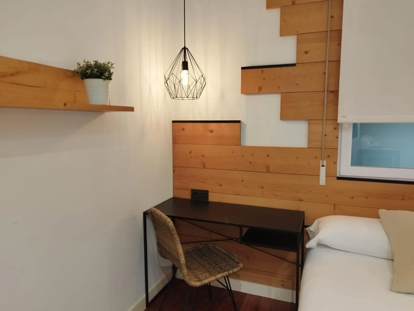 Area and facilities, Bed in Pensión La Perla