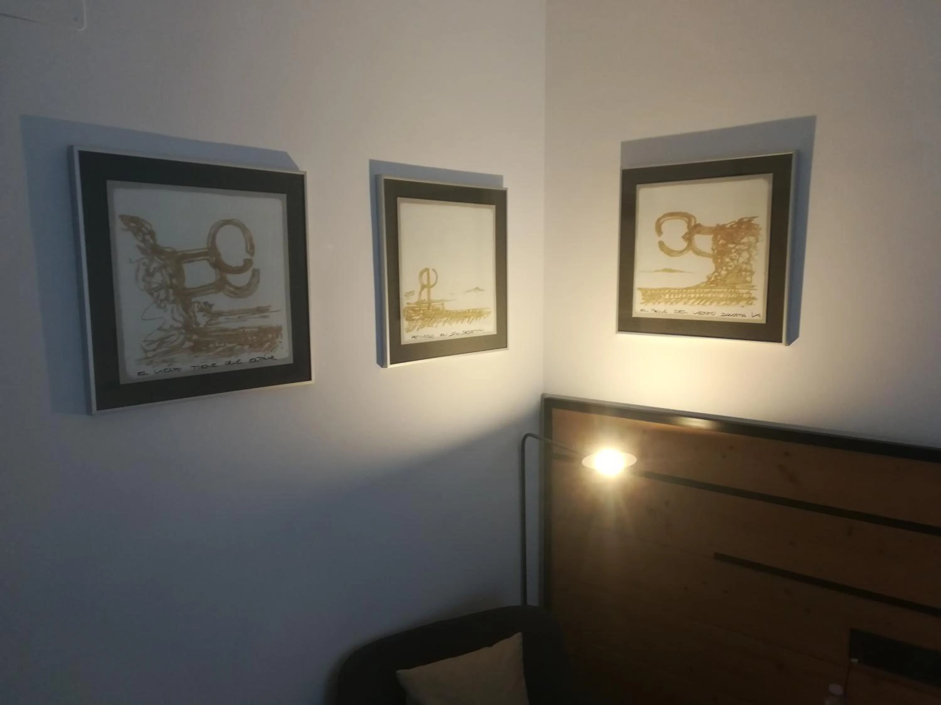 Living room in Pensión La Perla