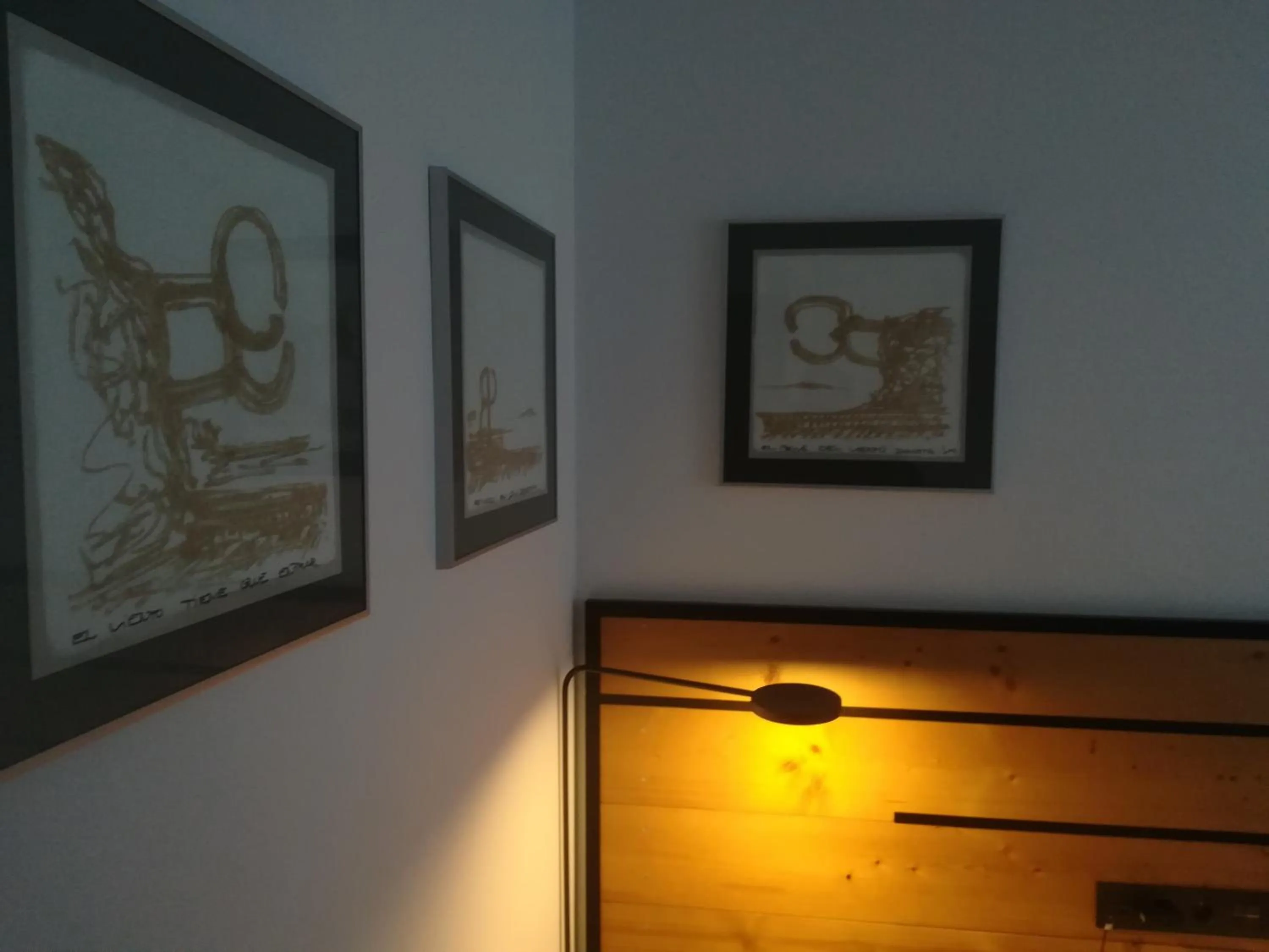 Living room in Pensión La Perla