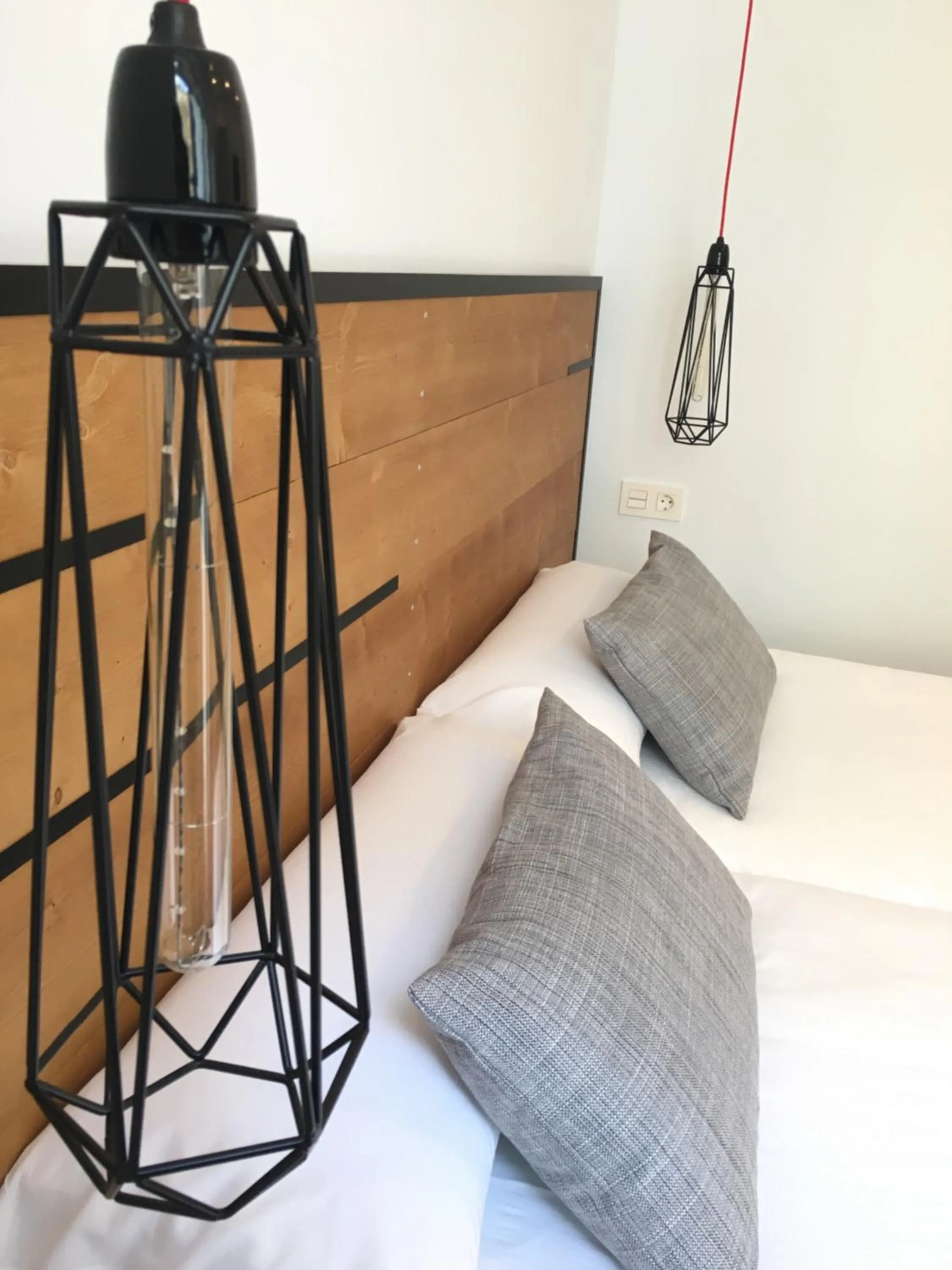 Decorative detail, Bed in Pensión La Perla