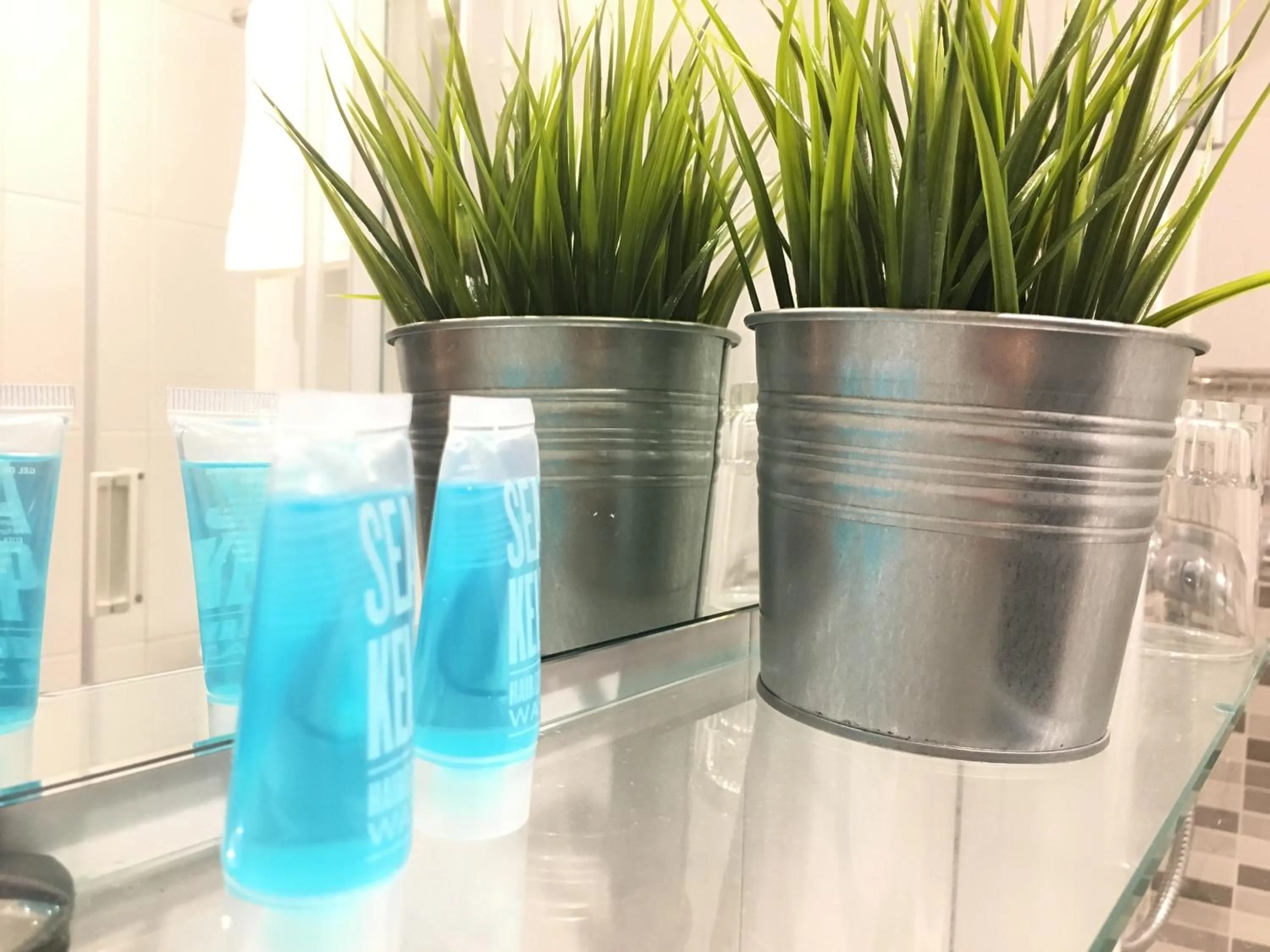 Bathroom in Pensión La Perla