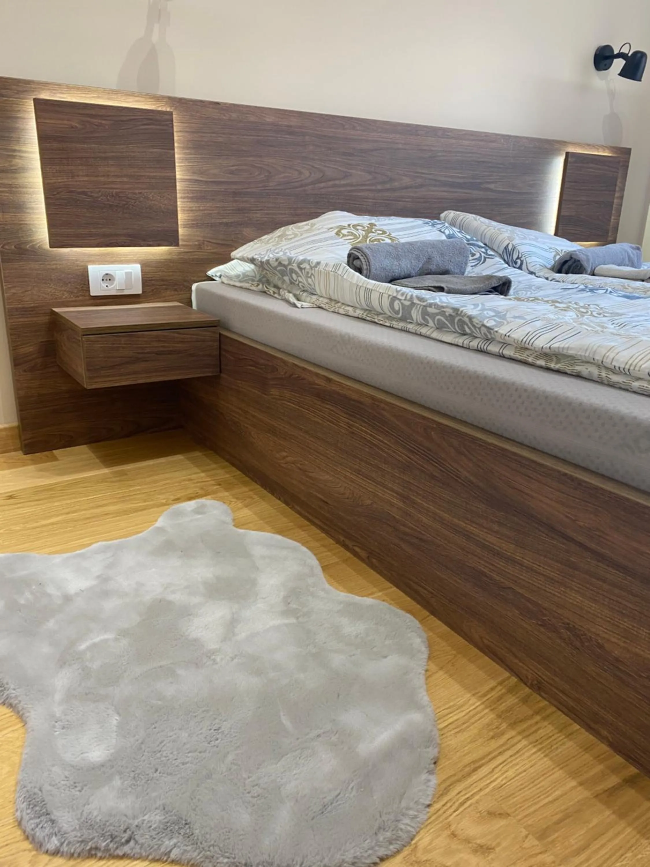 Bed in Premium Apartments