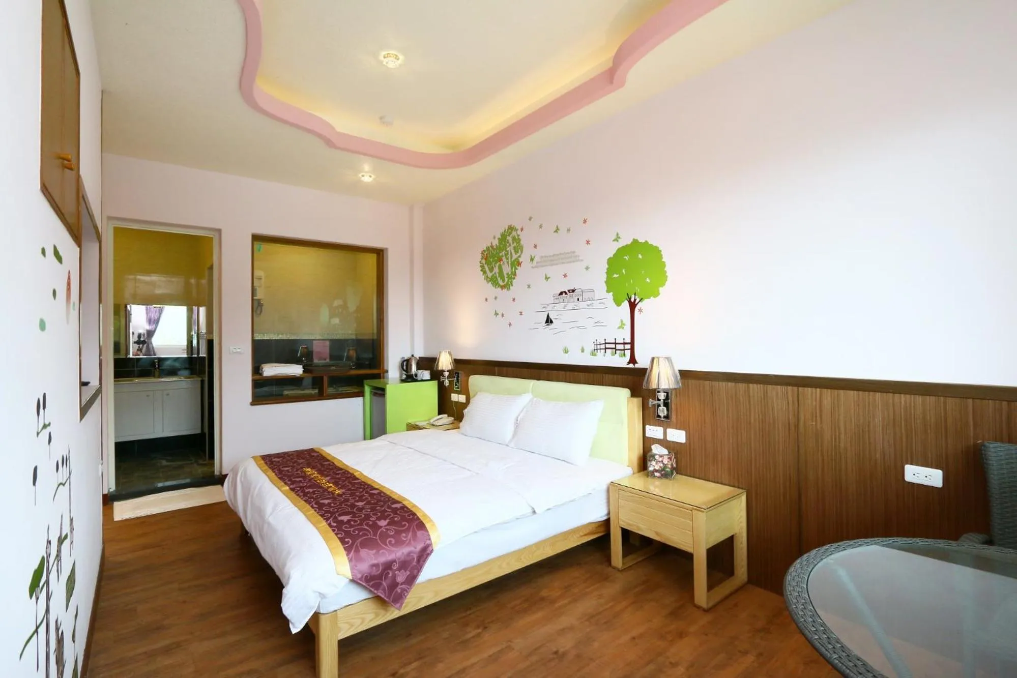 Double Room with Garden View in Ruisui Palm Lakes B&B