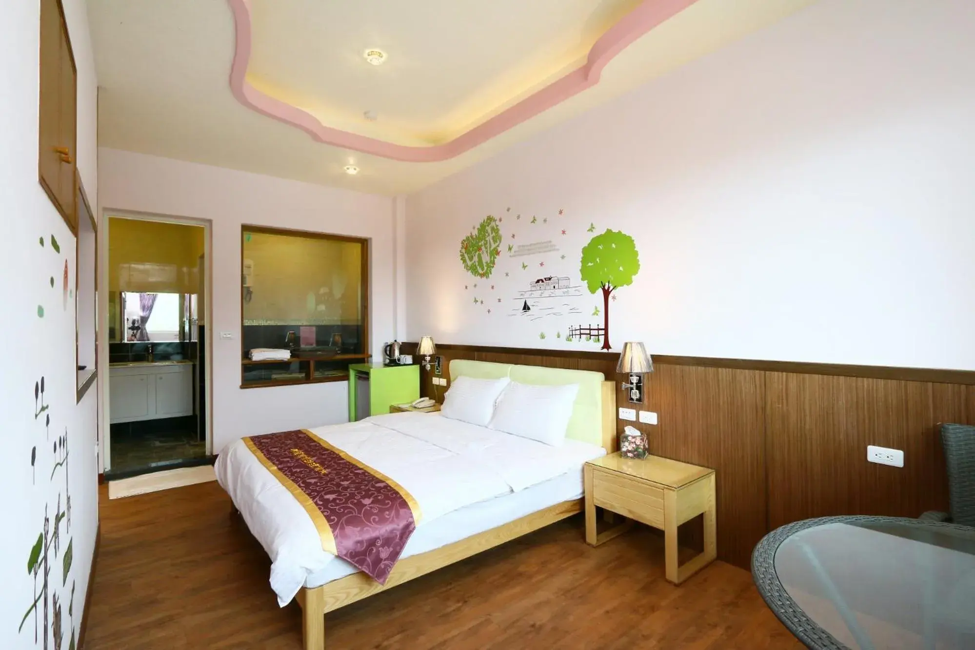 Double Room with Garden View in Ruisui Palm Lakes B&B Double Room with Garden View in Ruisui Palm Lakes B&B