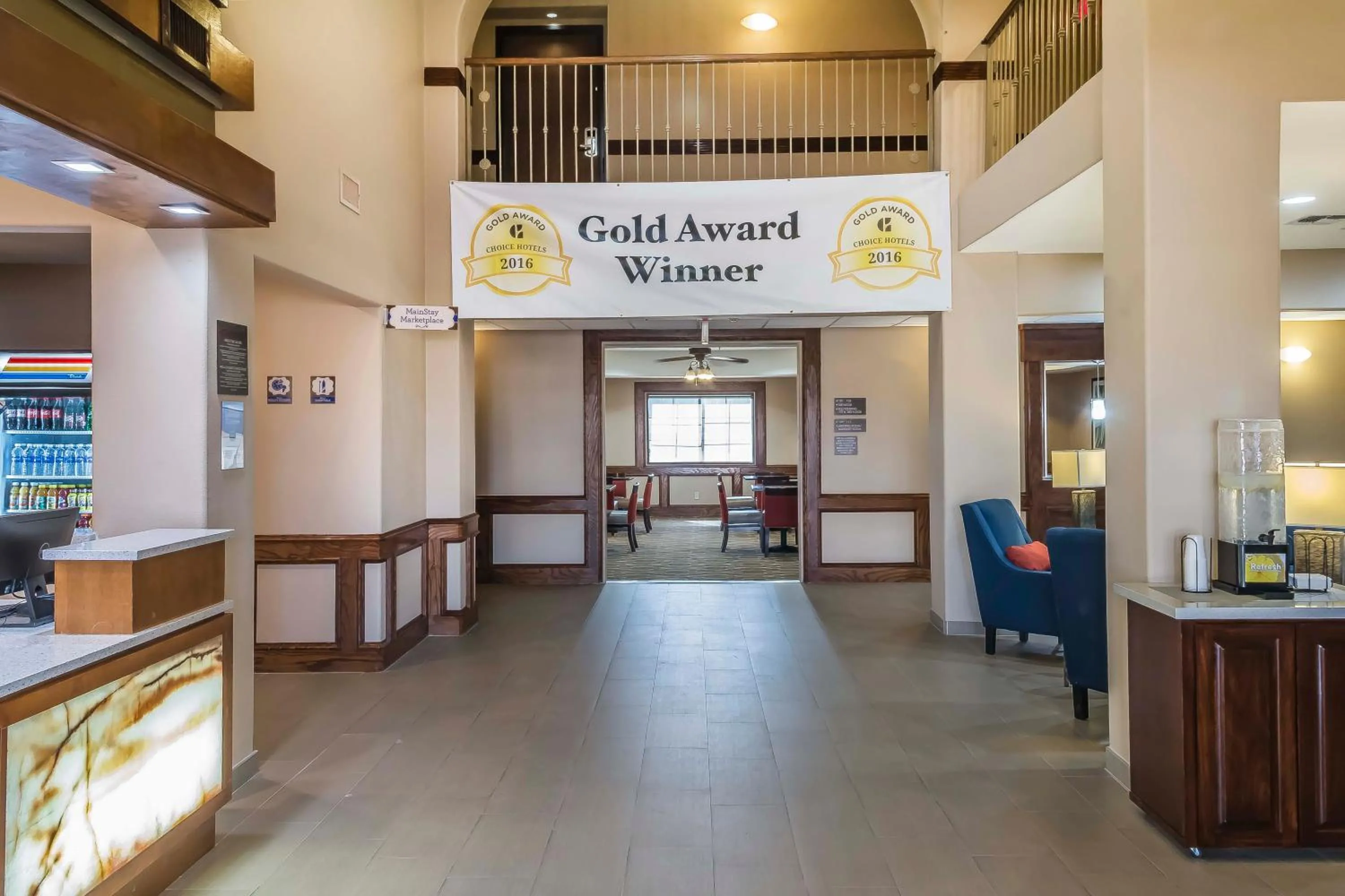 Lobby or reception in MainStay Suites Edinburg South