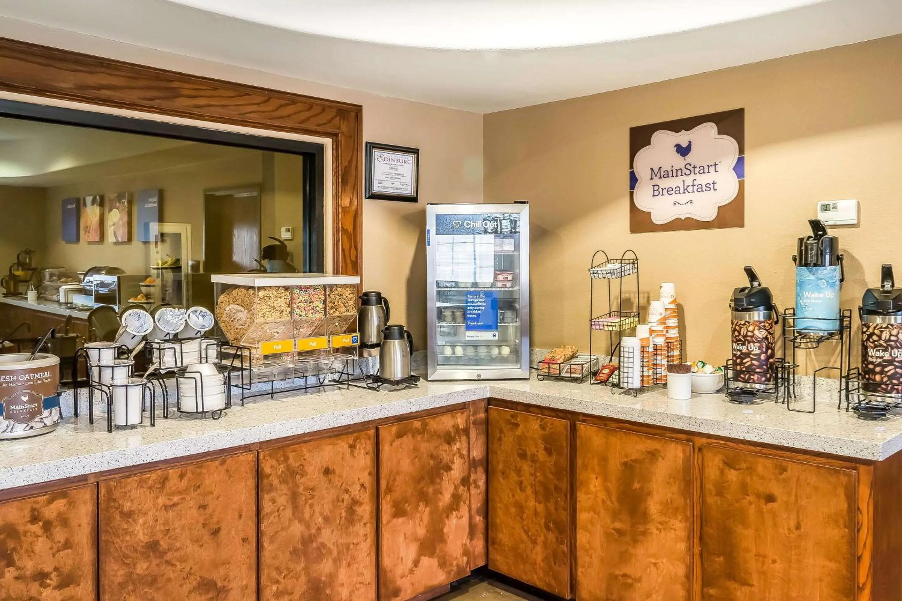 Restaurant/places to eat in MainStay Suites Edinburg South