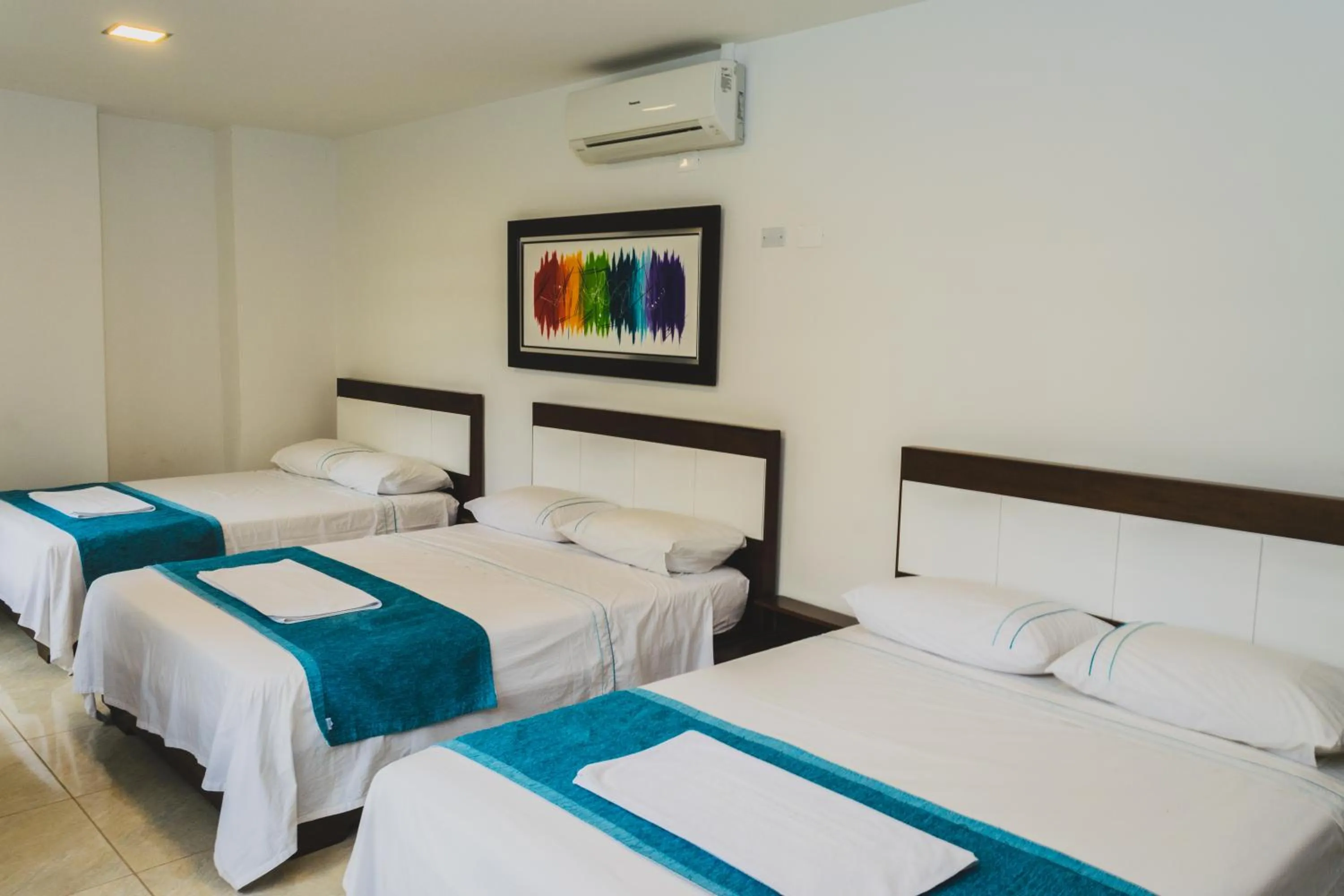 Bed in Hotel Manantial