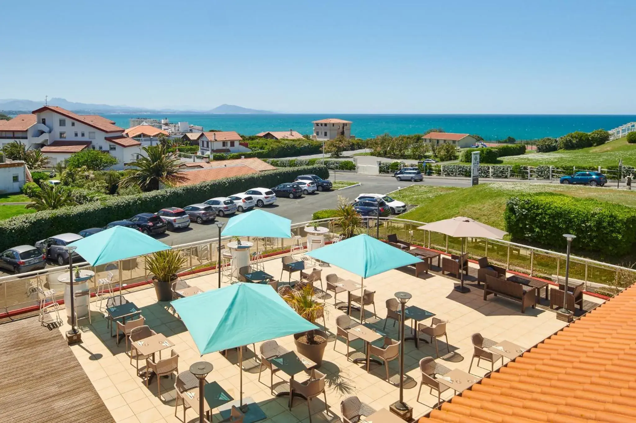 Sea view in ibis Styles Biarritz Plage Sea view in ibis Styles Biarritz Plage