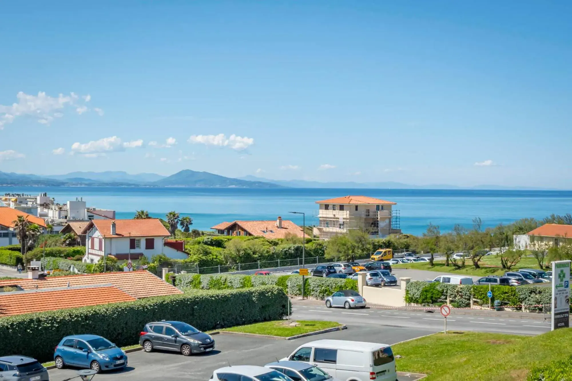 Sea view in ibis Styles Biarritz Plage Sea view in ibis Styles Biarritz Plage