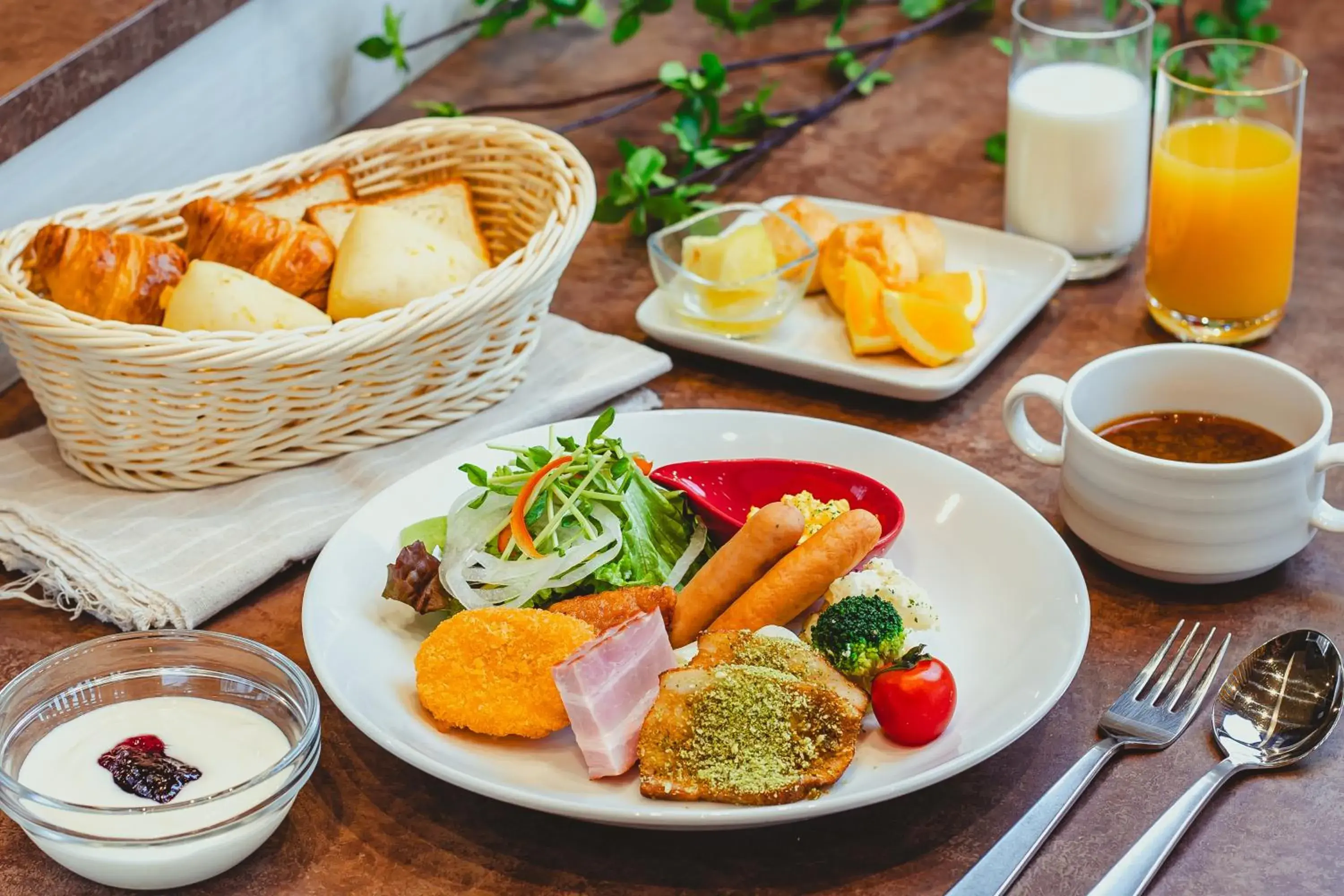 Buffet breakfast in Hotel La'gent Plaza Hakodate Hokuto Buffet breakfast in Hotel La'gent Plaza Hakodate Hokuto