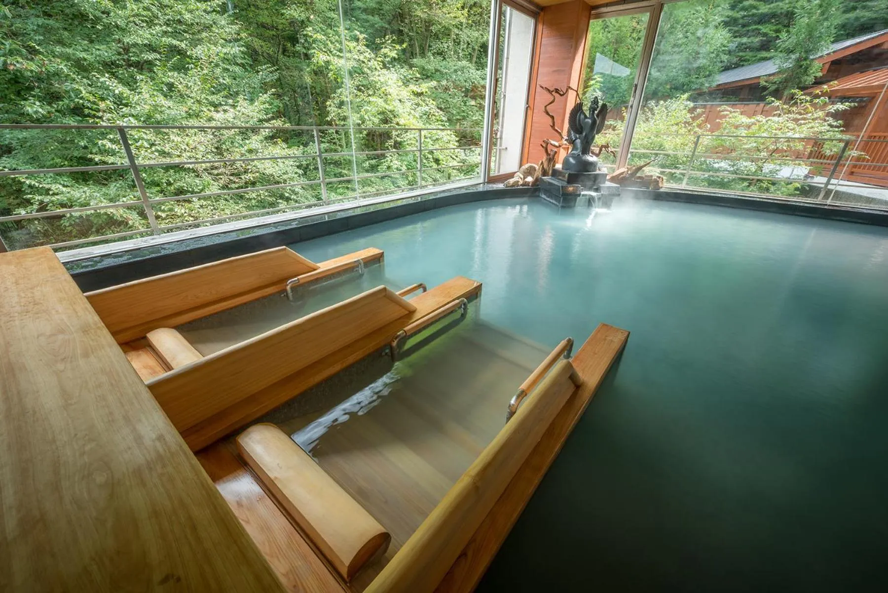 Hot Spring Bath in Yumoto Kissho