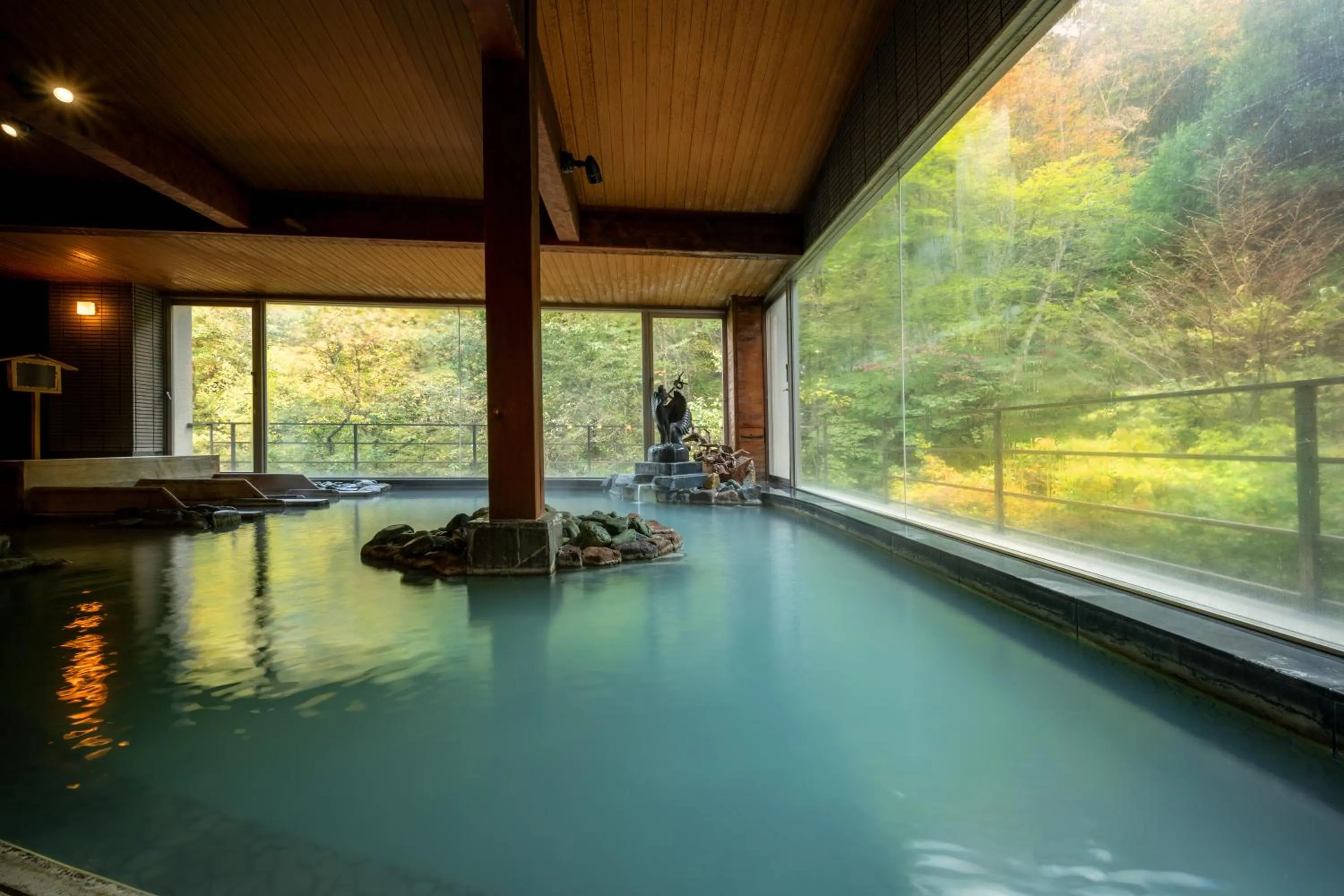 Hot Spring Bath in Yumoto Kissho
