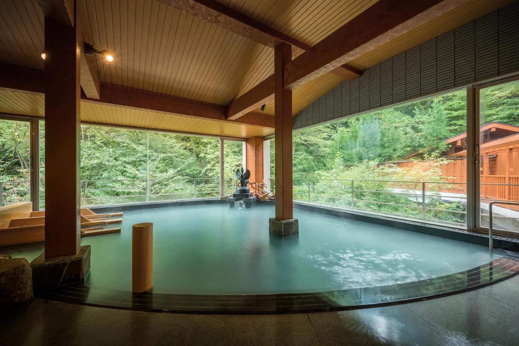 Hot Spring Bath in Yumoto Kissho